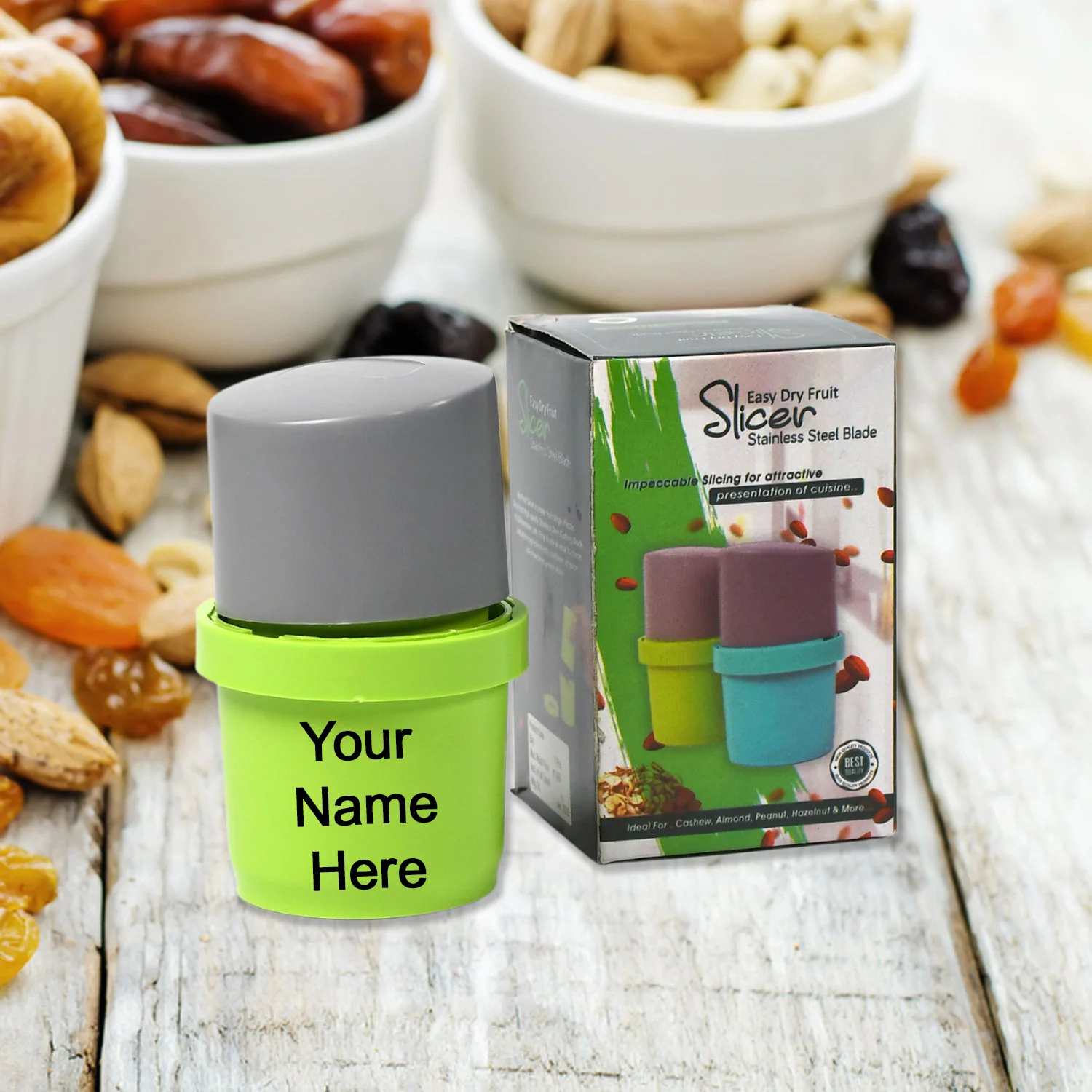Dry Fruit Grinder – 3-in-1 Multi-Purpose Kitchen Slicer - Image 9