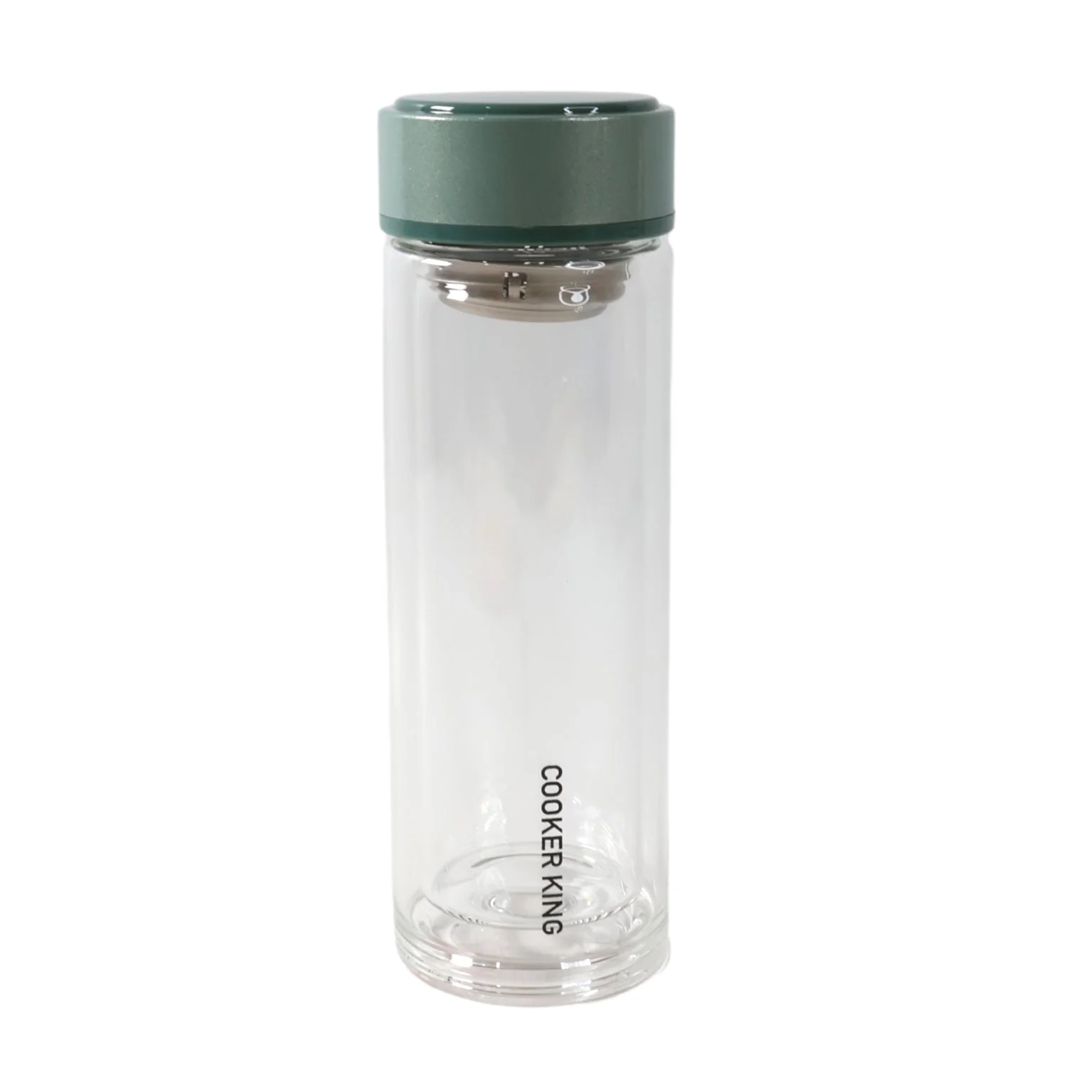 Double Wall Glass Infuser Tea Mug – Leakproof 280ml Travel Mug - Image 5