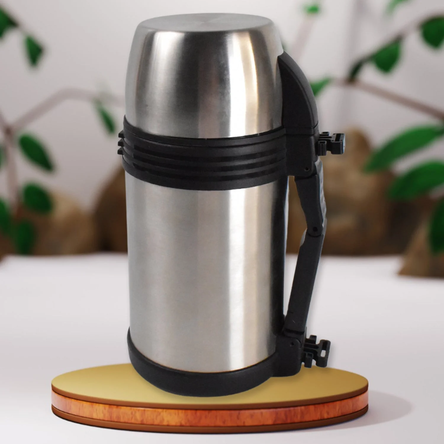 Stainless Steel Coffee Tea Vacuum Flask Bottle – 1200ml Leakproof - Image 4