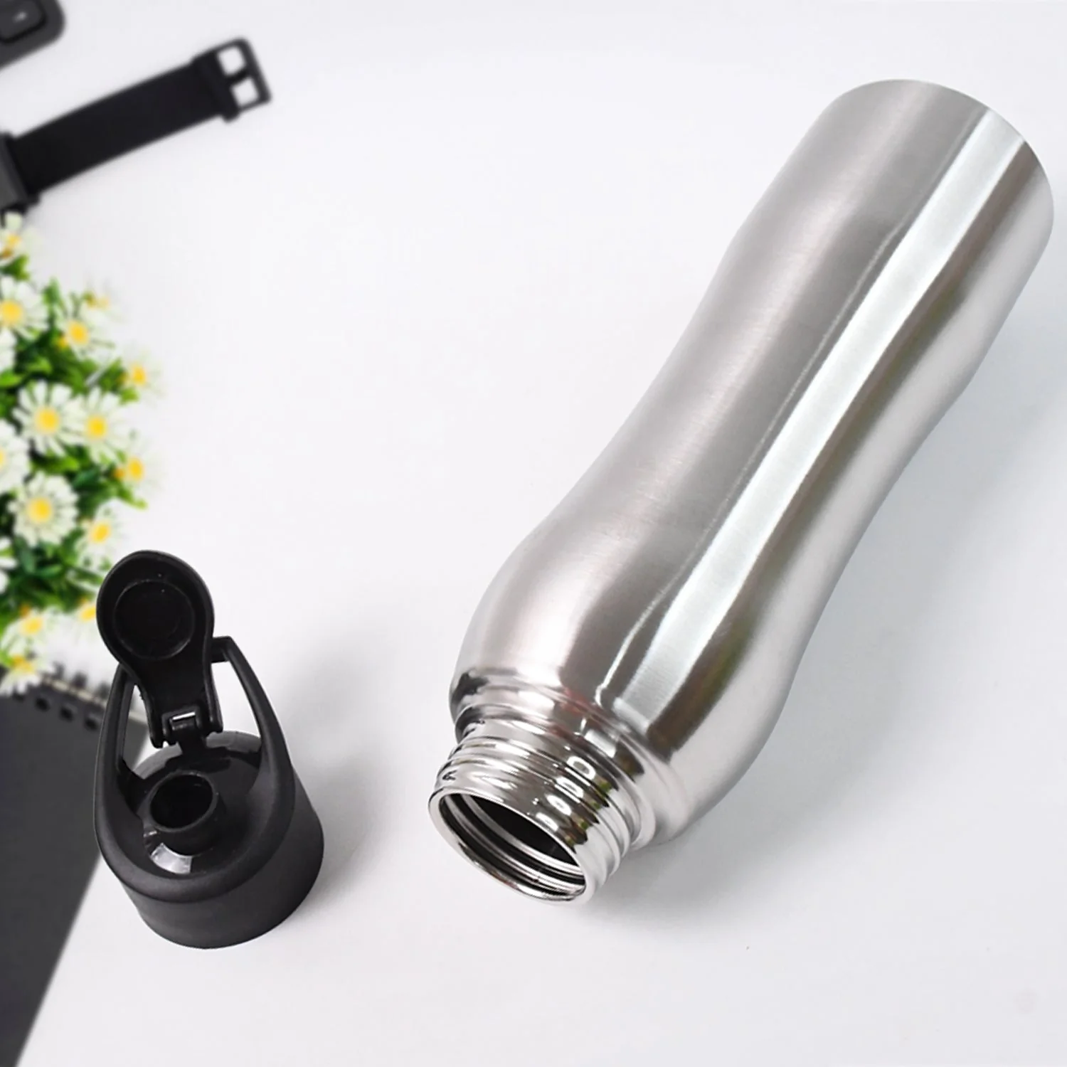 Stainless Steel Insulated Water Bottle – 1000 ML Double Wall - Image 3