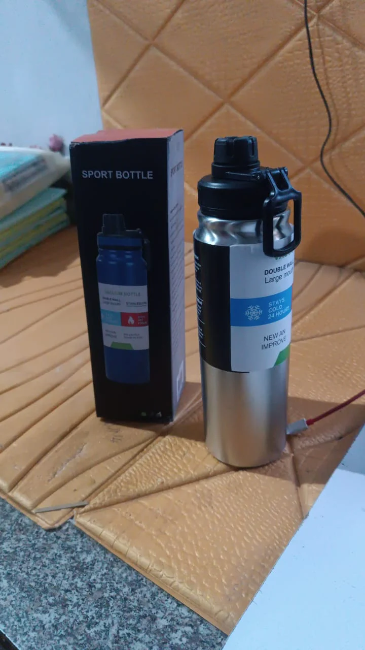 Stainless Steel Vacuum-Insulated Water Bottle – 800ml Durable & Leak-Proof - Image 7