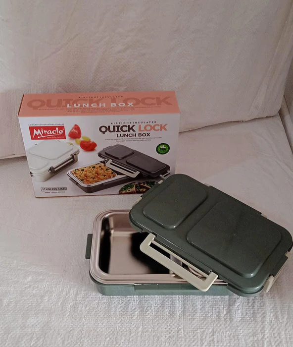 Customized Stainless Steel Lunch Box – Leak-Proof 2-Comp. | CustomSpot - Image 7