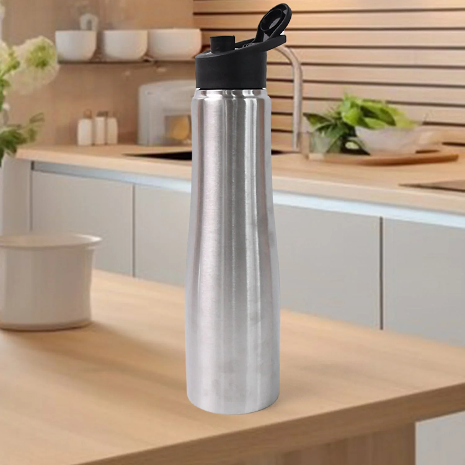 Stainless Steel Vacuum-Insulated Water Bottle – 1000ml Durable Hydration - Image 3
