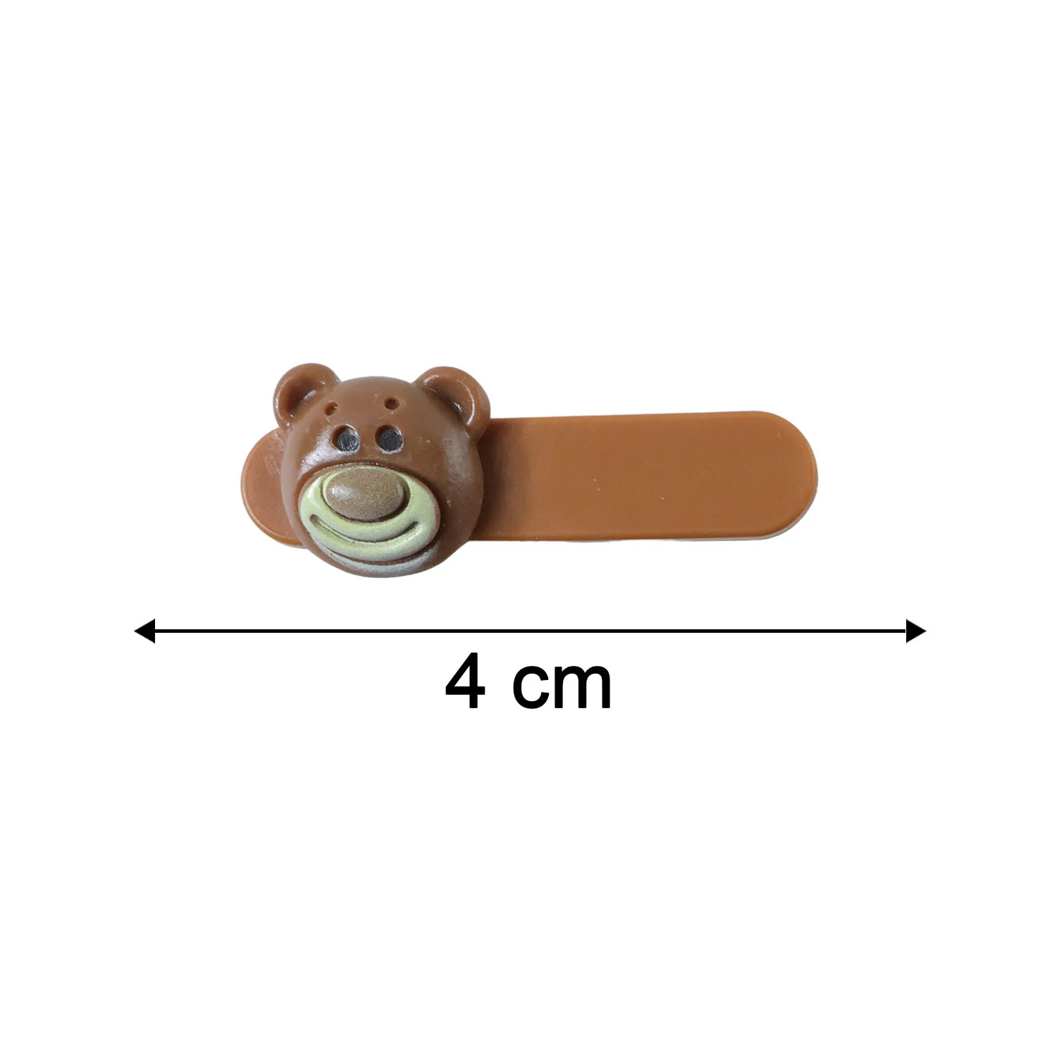 Bear Face Decorative Hair Clips Set – Playful & Secure Hold (4 Pc) - Image 6