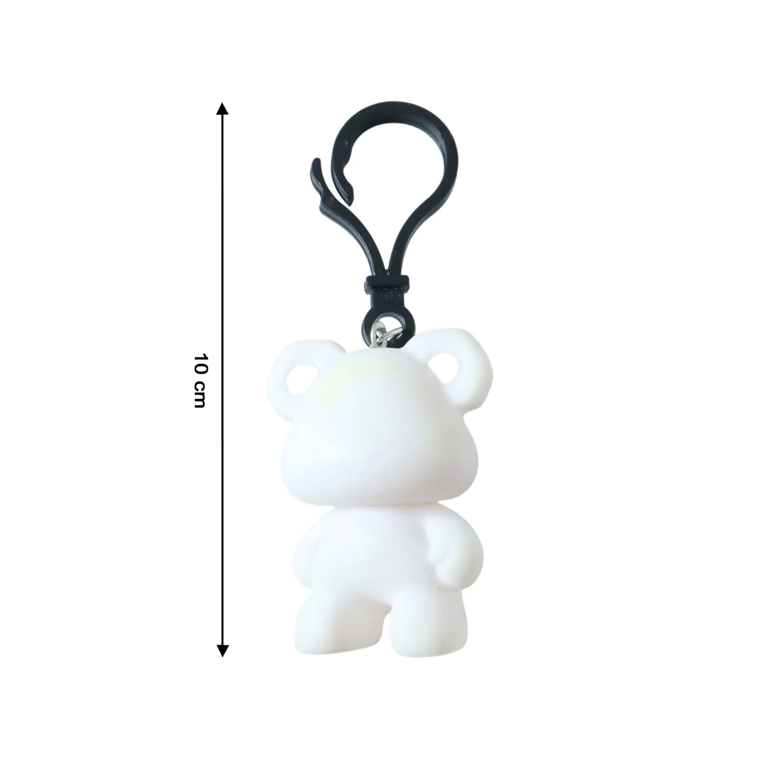 Bear Figure Keychain – Cute Cartoon Clip Charm - Image 6