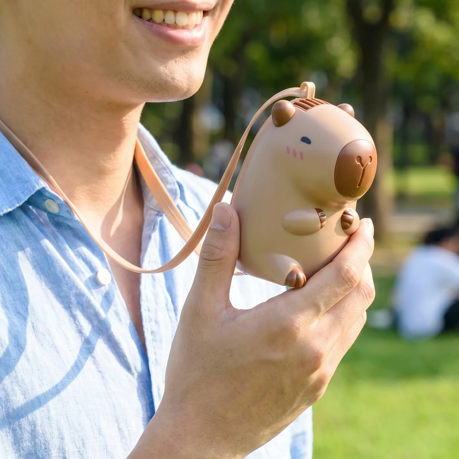 Mini Bear Fan – Rechargeable & Portable for Outdoor Use - Image 3