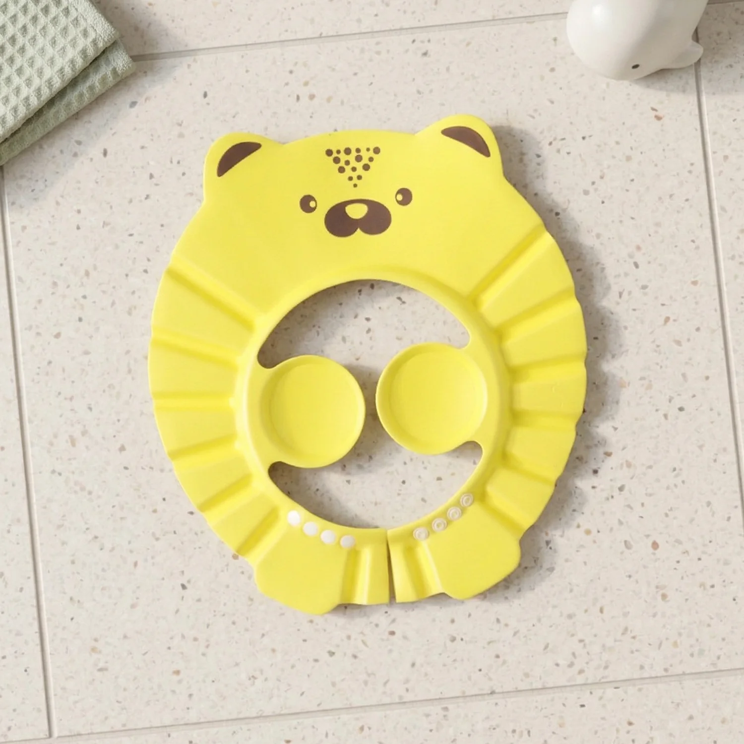 Baby Shower Cap Waterproof Ear Protection and Adjustable Fit - Image 7