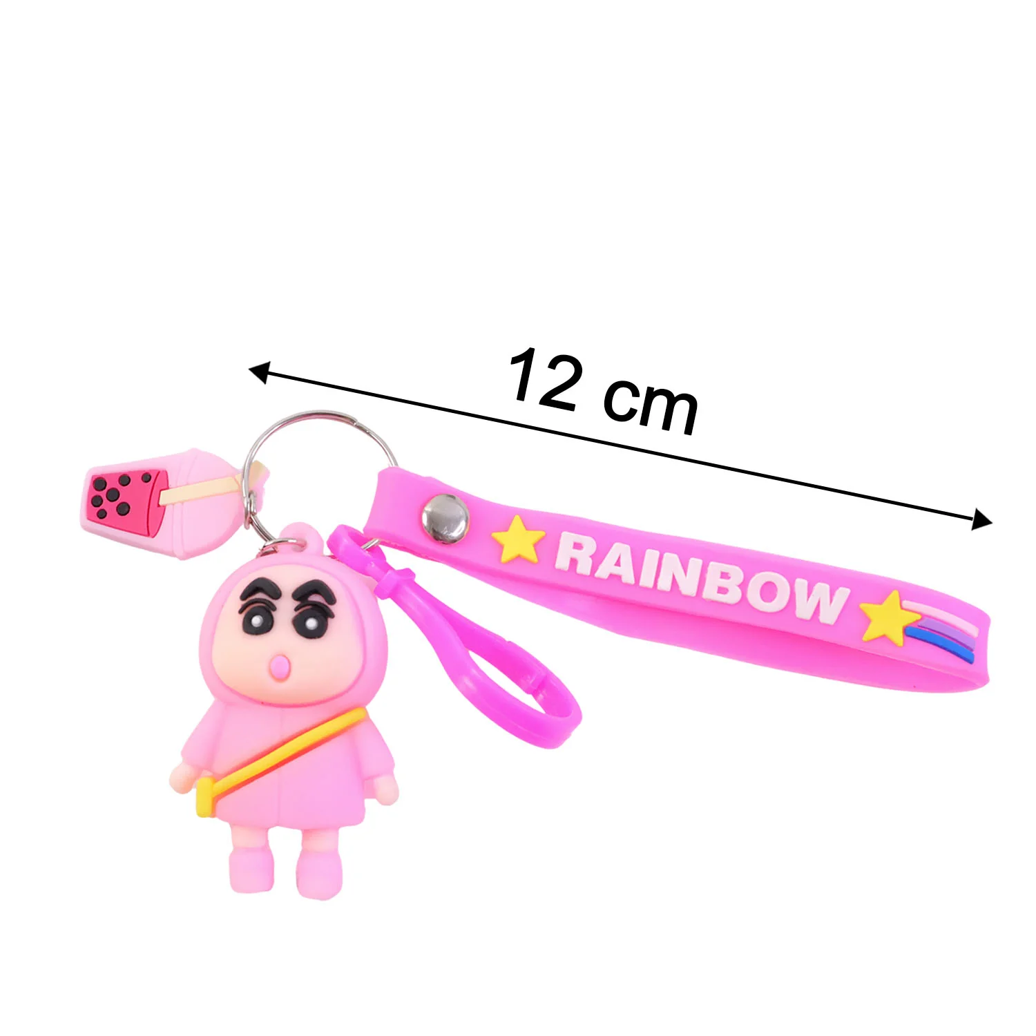 Cartoon Character Keychain – Cute Rainbow Strap Bag Charm - Image 6