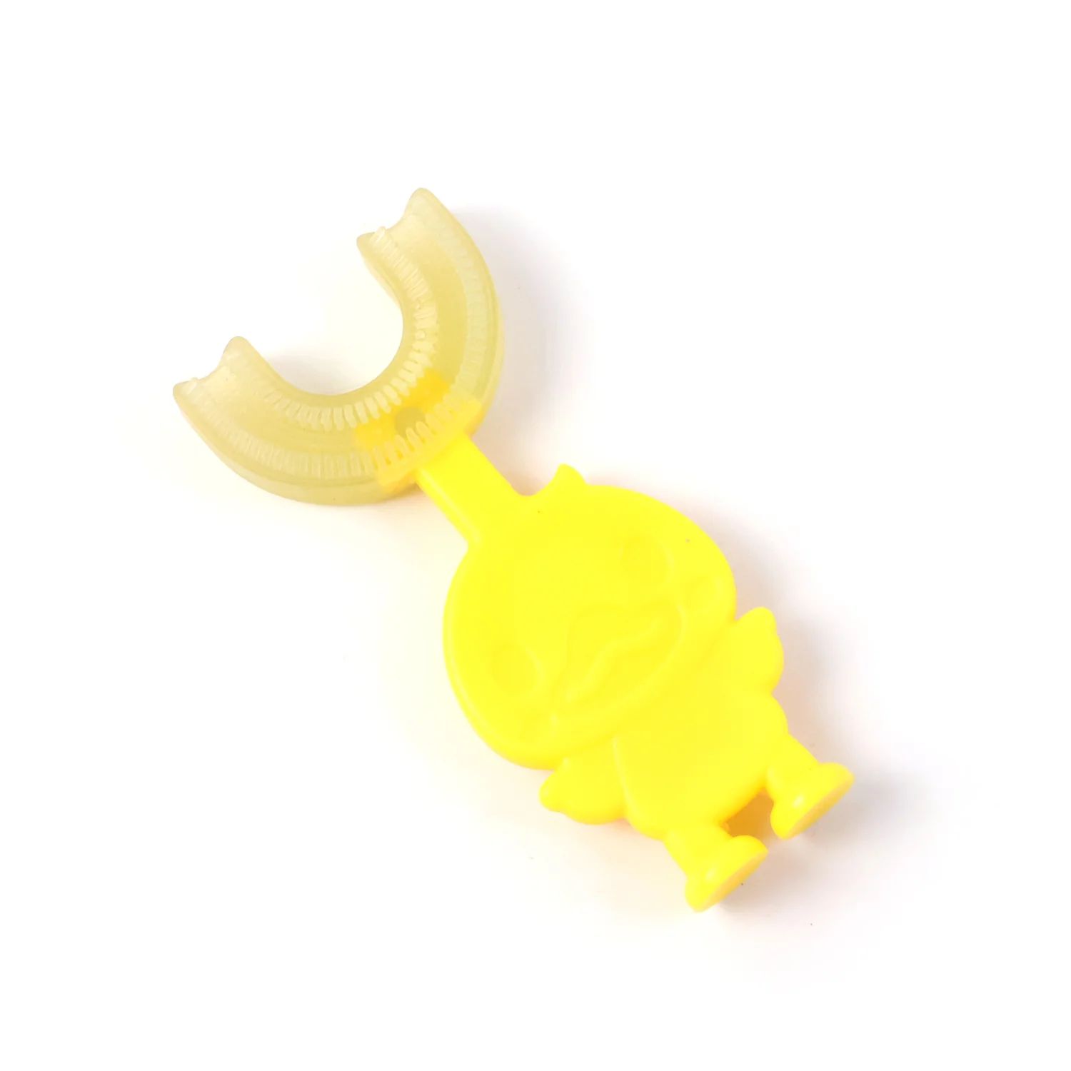 Baby Toothbrush – Cute Duck U-Shape Soft Silicone 360° Brush - Image 5