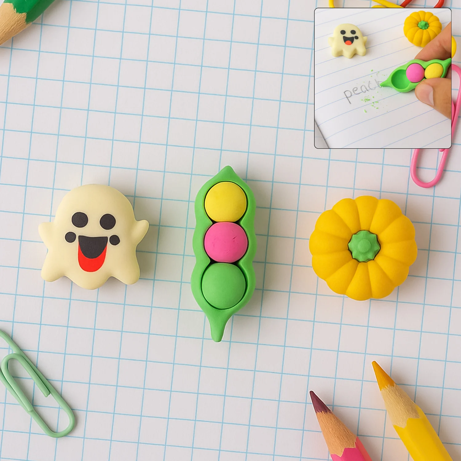 Cartoon Eraser – Soft Non-Toxic 3D Rubber for Kids - Image 2