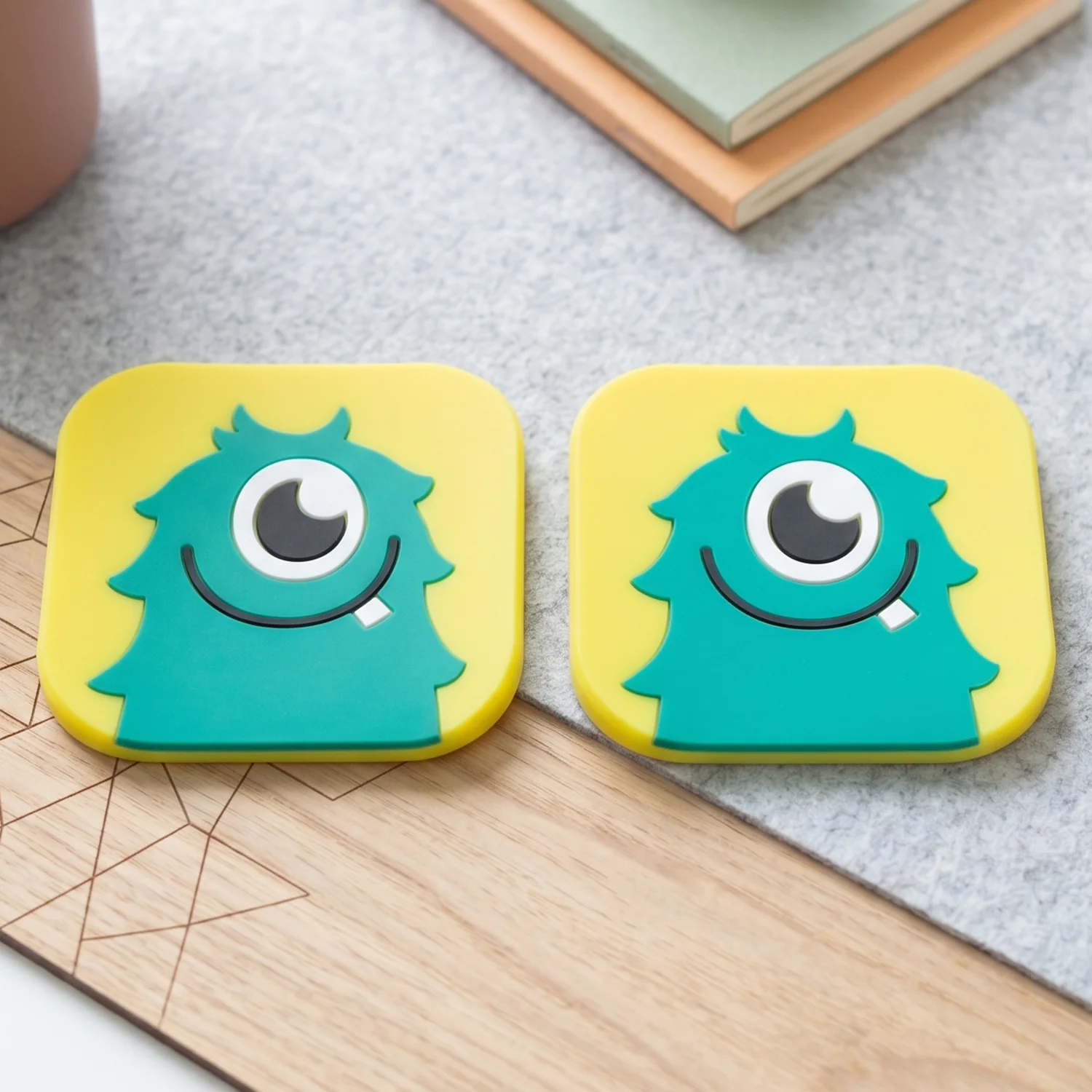 Silicone Coasters – Fun Monster Design with Heat Resistance - Image 7