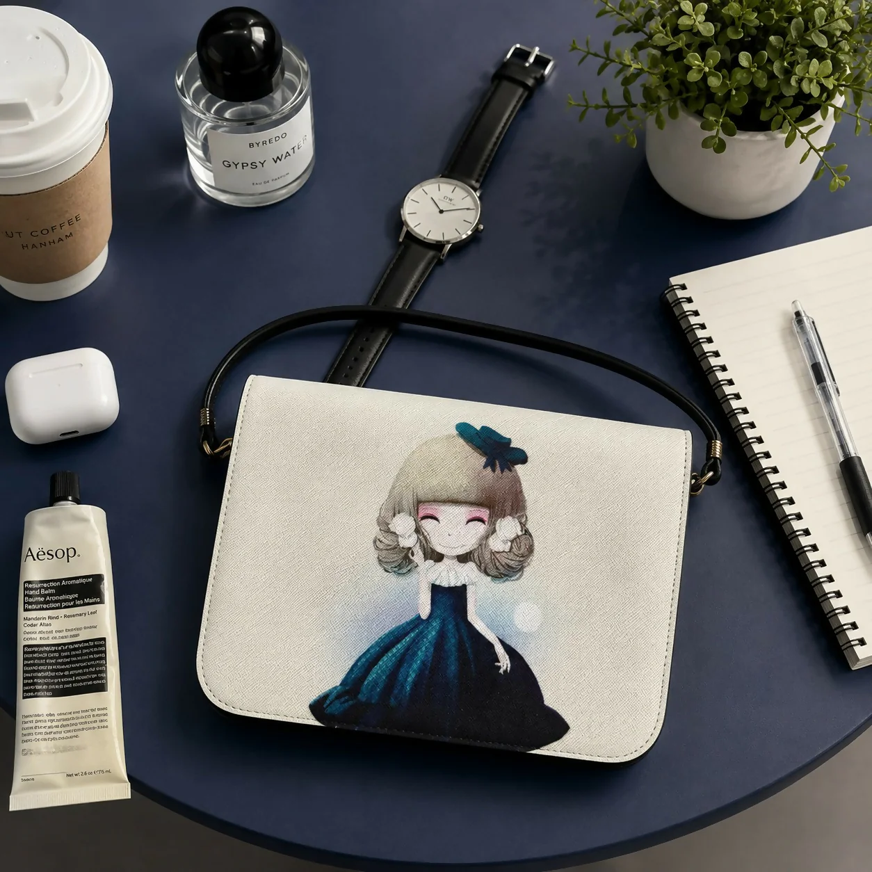 Cute Cartoon Print Sling Bag for Girls & Women – Stylish Mini Crossbody