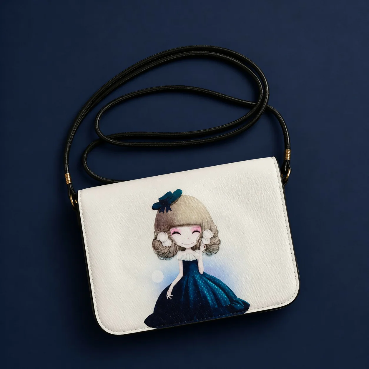 Cute Cartoon Print Sling Bag for Girls & Women – Stylish Mini Crossbody - Image 3