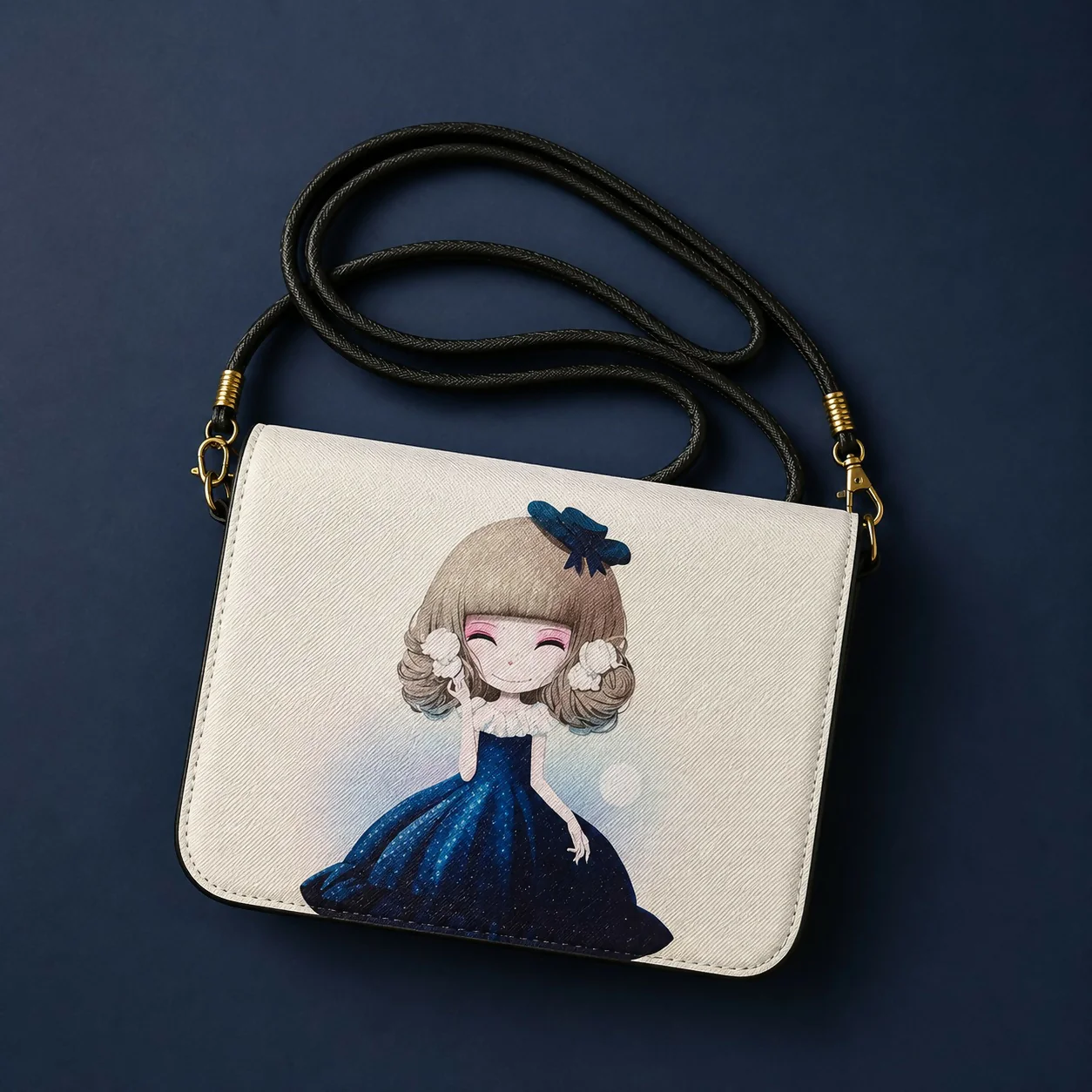 Cute Cartoon Print Sling Bag for Girls & Women – Stylish Mini Crossbody - Image 4