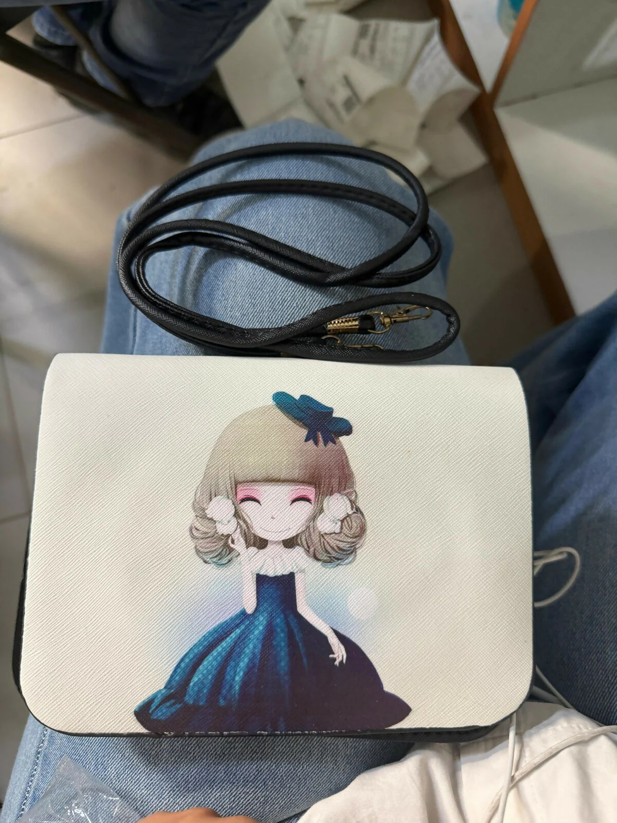 Cute Cartoon Print Sling Bag for Girls & Women – Stylish Mini Crossbody - Image 6