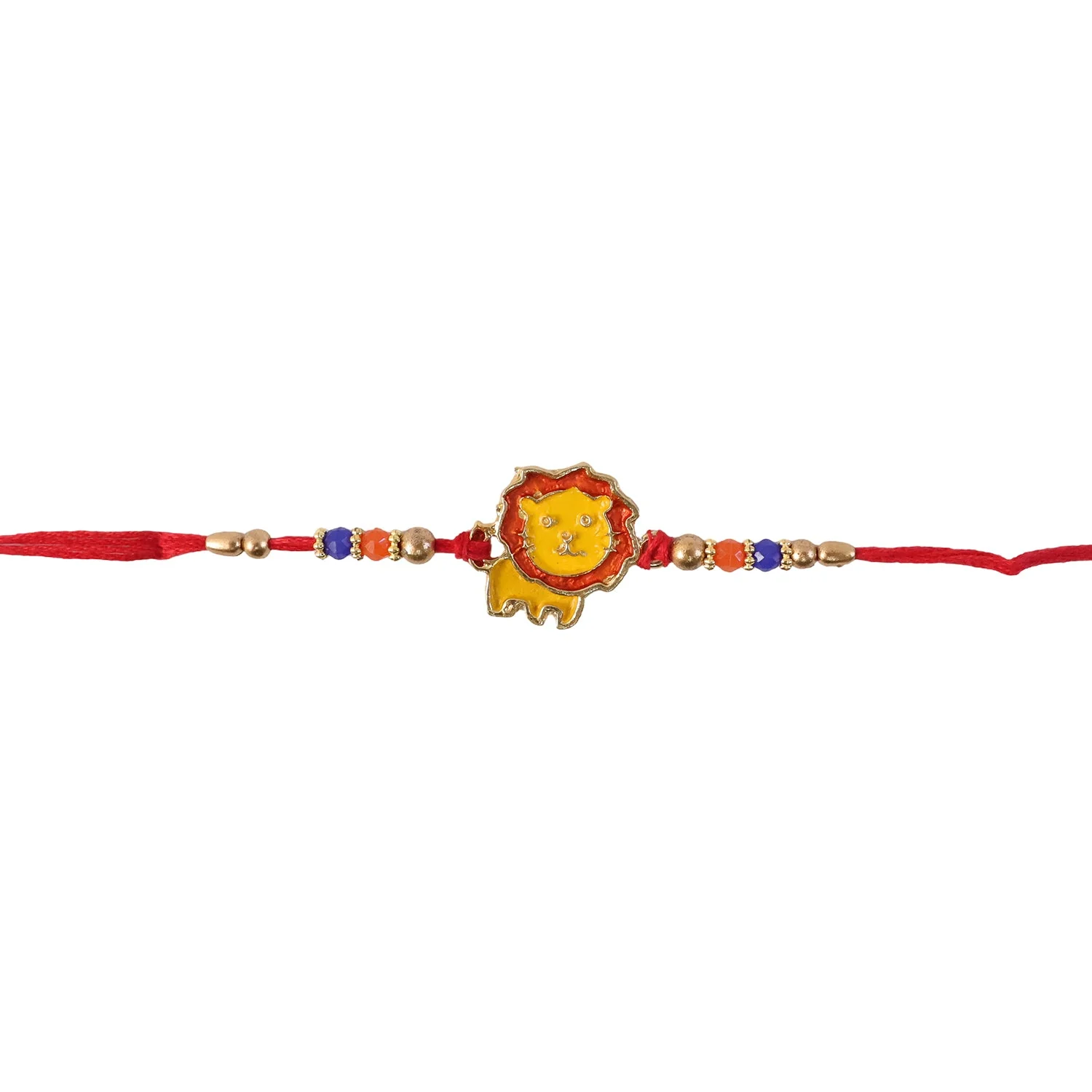 Kids Rakhi – Cute Lion Design with Colorful Beads - Image 5