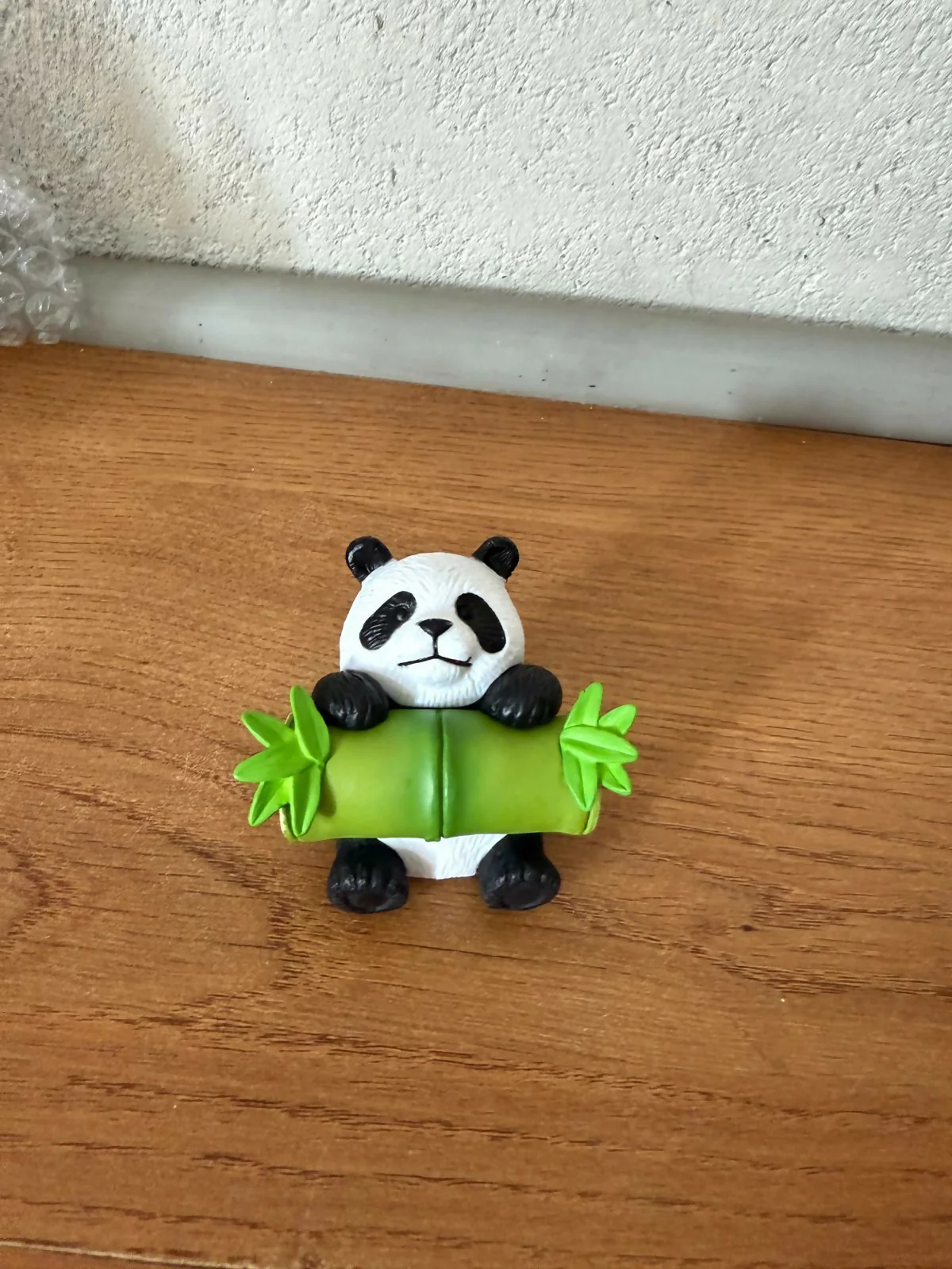 Panda Holding Bamboo Showpiece – Cute Mini Resin Decor - Image 5