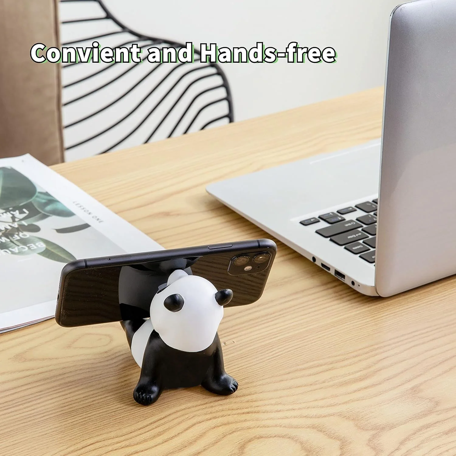 Panda Mobile Phone Stand Holder – Cute & Stable Desk Accessory - Image 4
