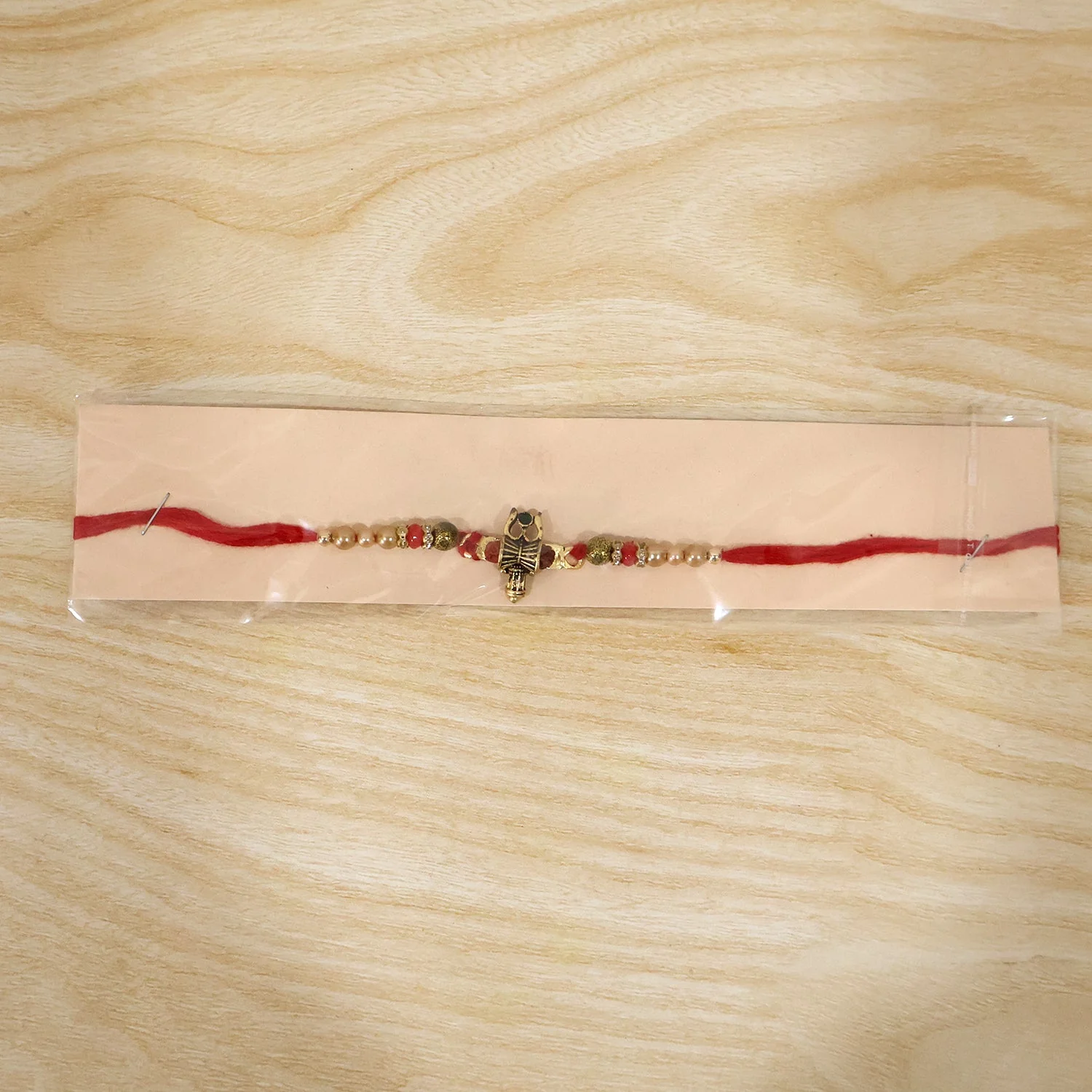 Rakhi – Traditional Damru Trishul Beaded Design for Raksha Bandhan - Image 7