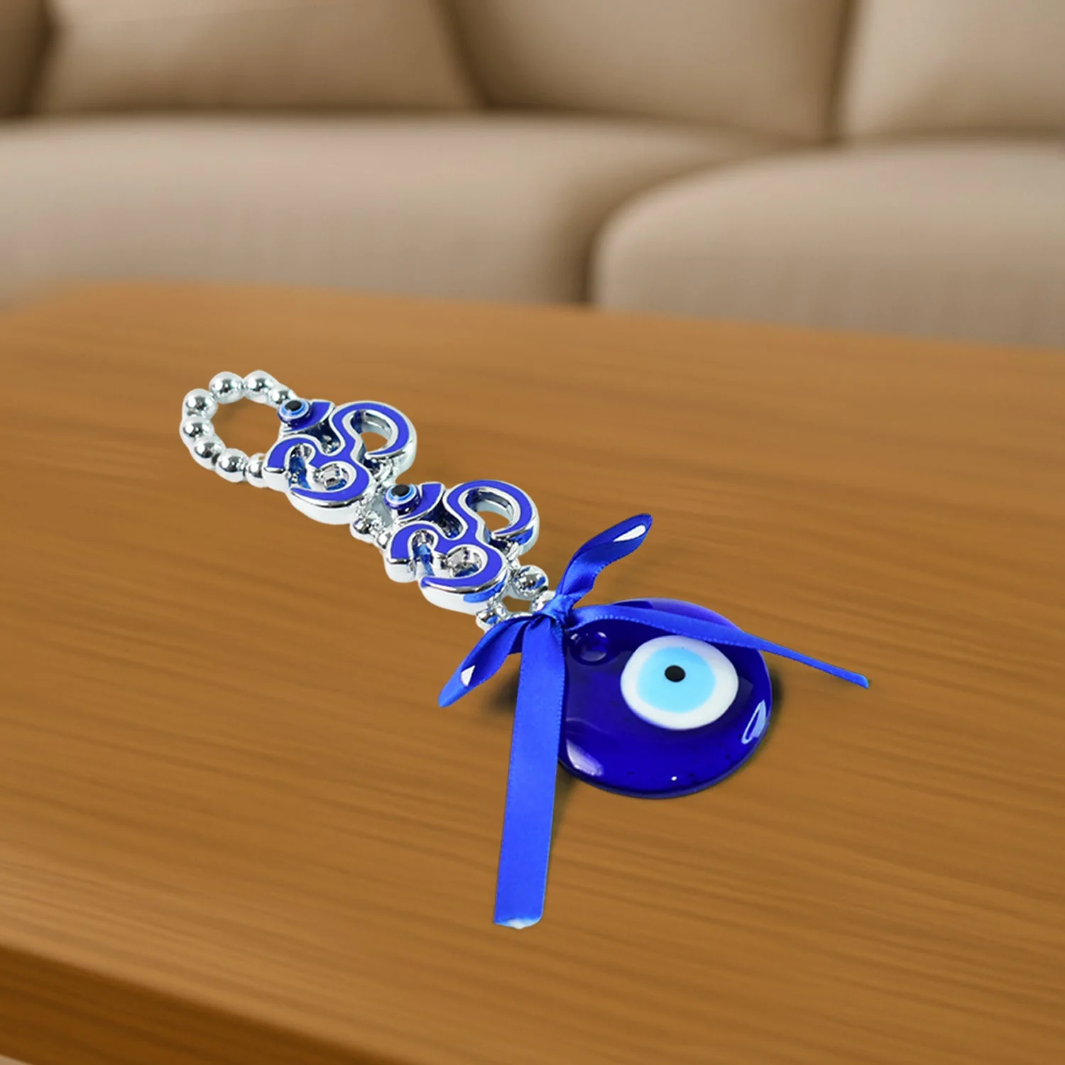 Double OM Evil Eye Hanging – Spiritual Protection Decor - Image 7