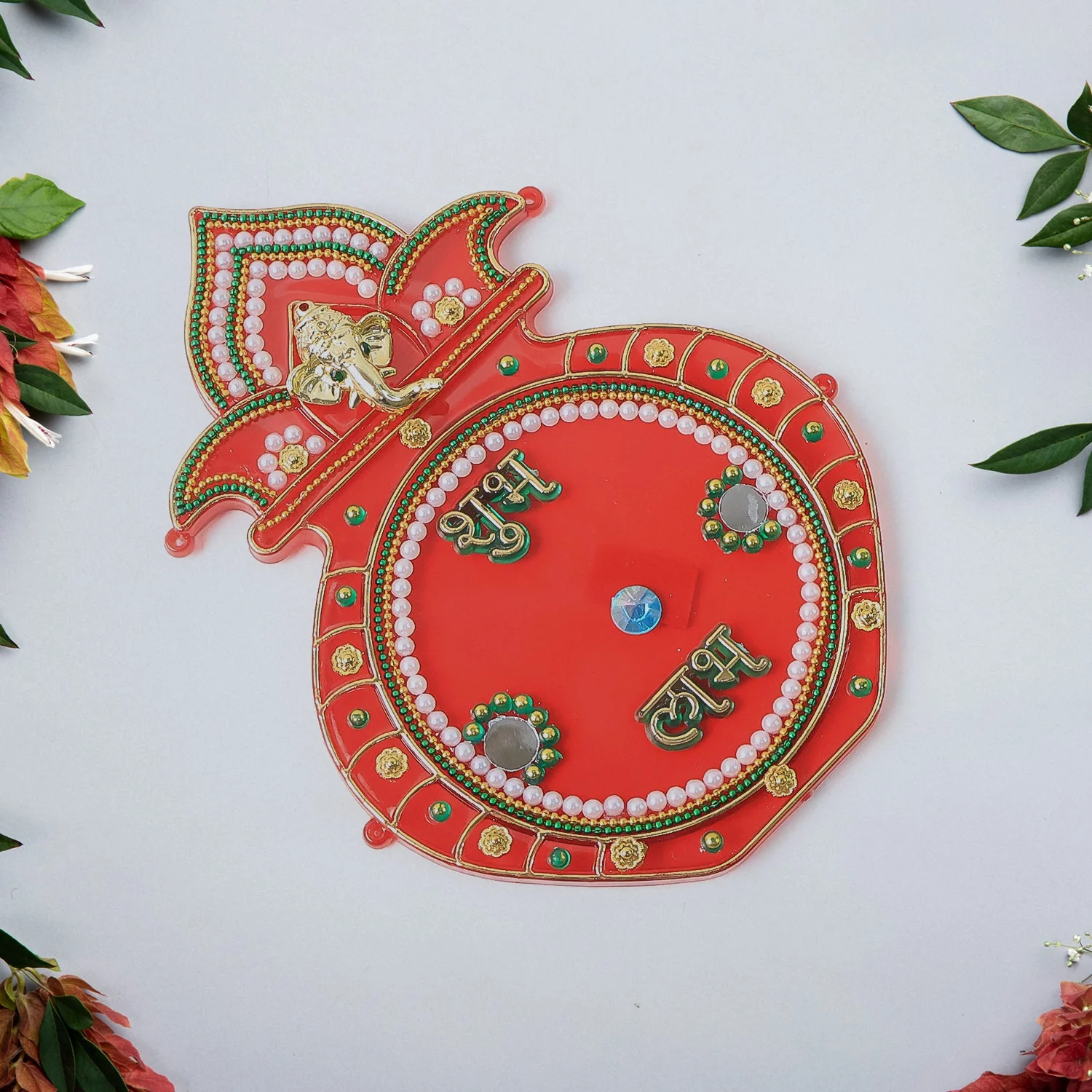 Decorative Kalash Wall Hanging – Traditional Shubh Labh Festival Decor - Image 4