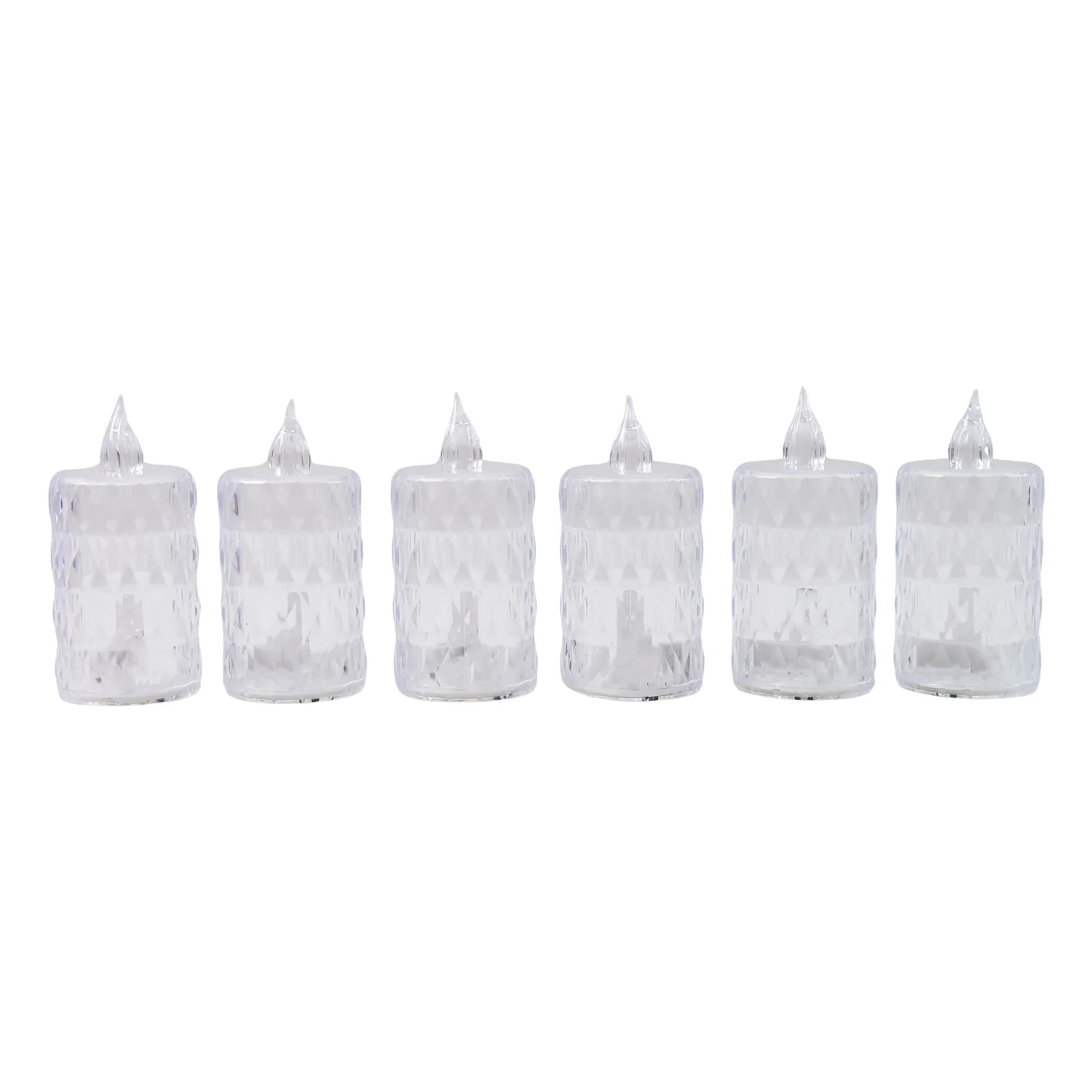 LED Crystal Flameless Candle Set – Elegant 6-Piece Décor - Image 5