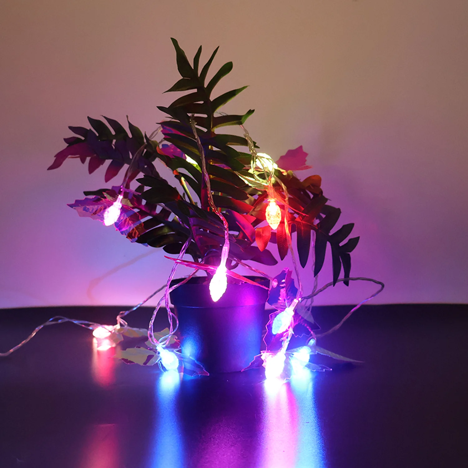 LED Leaf String Lights – 4 Meter Multicolor Decorative Lighting - Image 7