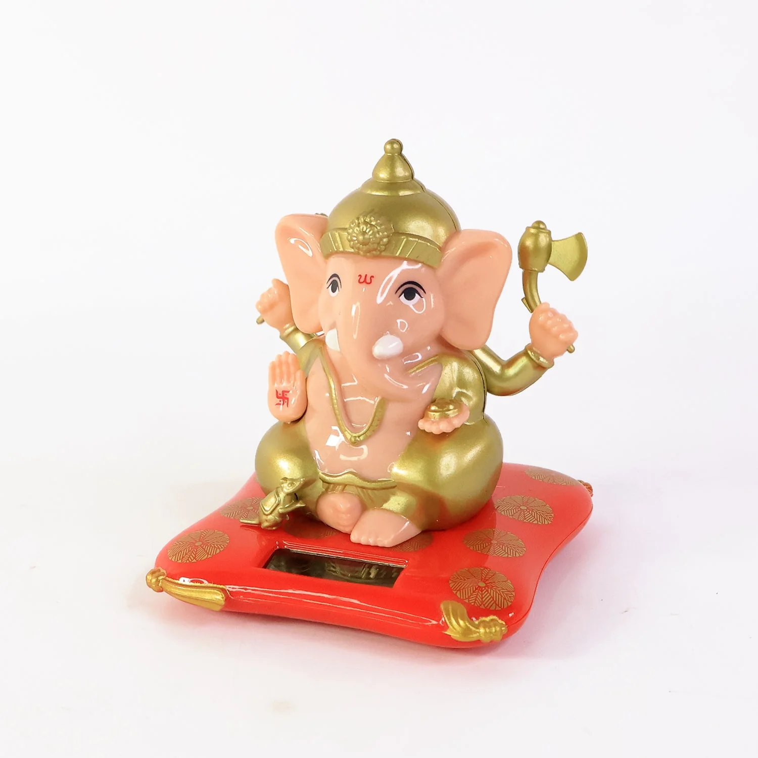 Lord Ganesh Idol with Solar-Powered Base – Medium Decorative Statue - Image 4