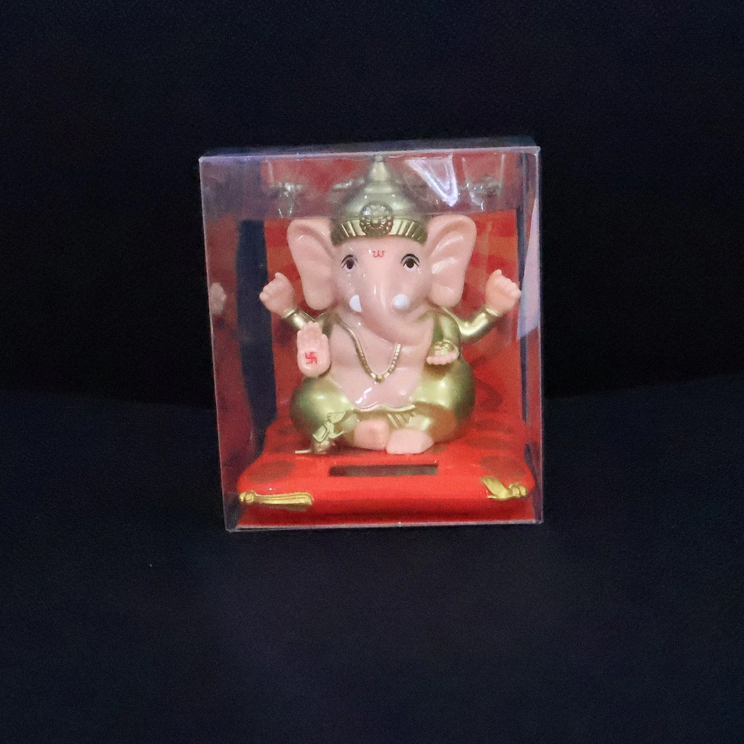 Lord Ganesh Idol with Solar-Powered Base – Medium Decorative Statue - Image 8