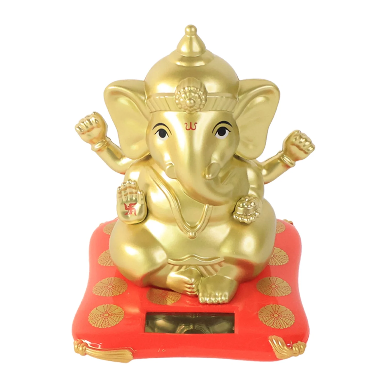 Large Lord Ganesha Idol – Decorative Religious Statue with Solar-Powered Base - Image 5