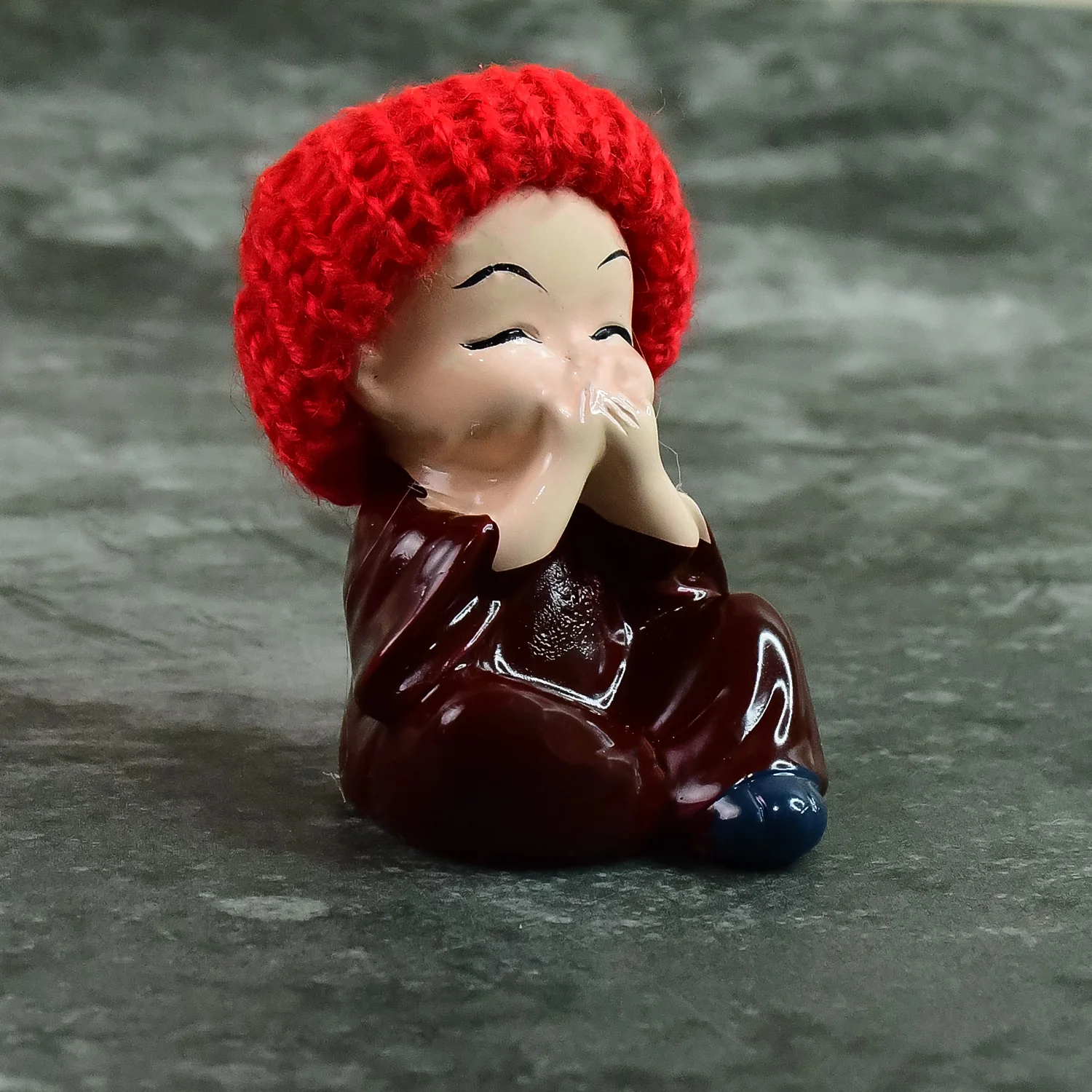 Resin Monk Buddha Showpiece Set of 4 – Spiritual Home Decor - Image 6