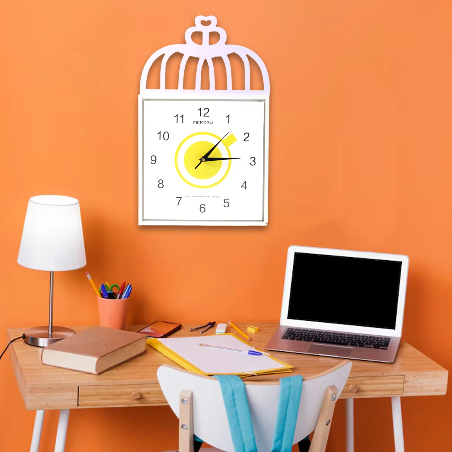 Square Wall Clock – Decorative Battery Operated Timepiece - Image 7