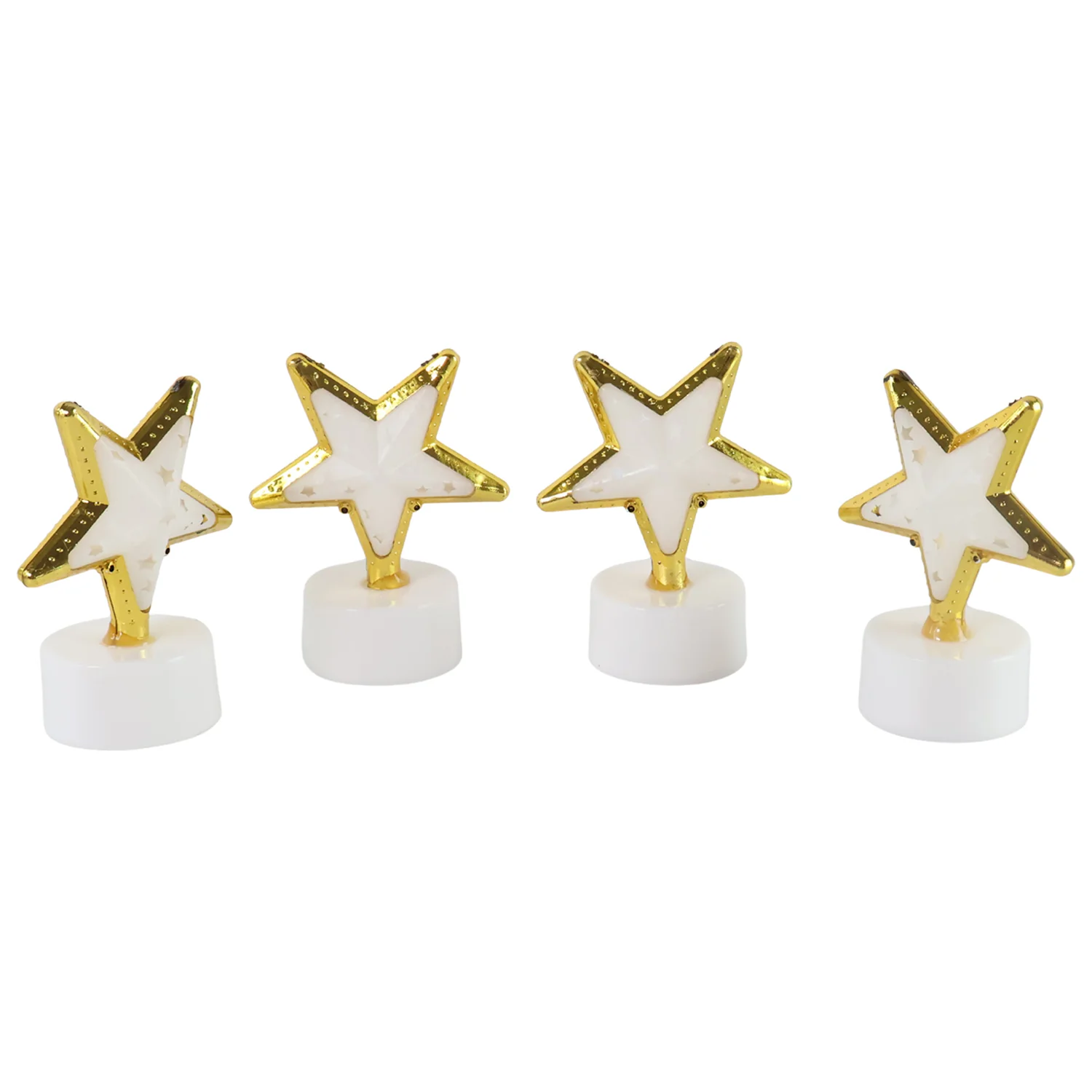 Star Shaped Flameless LED Candles – Set of 4 for Home Decor - Image 5