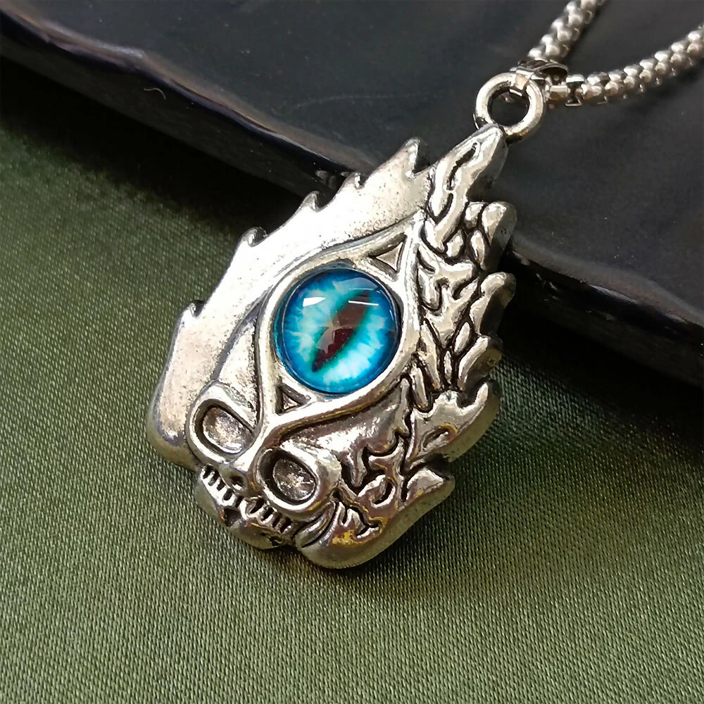 Demon Devil's Eye Pendant – Bold Symbolic Jewellery Design - Image 3