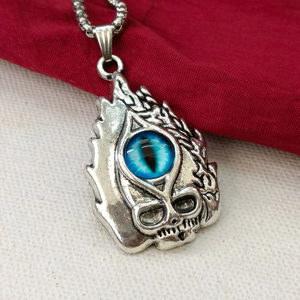 Demon Devil's Eye Pendant – Bold Symbolic Jewellery Design - Image 4