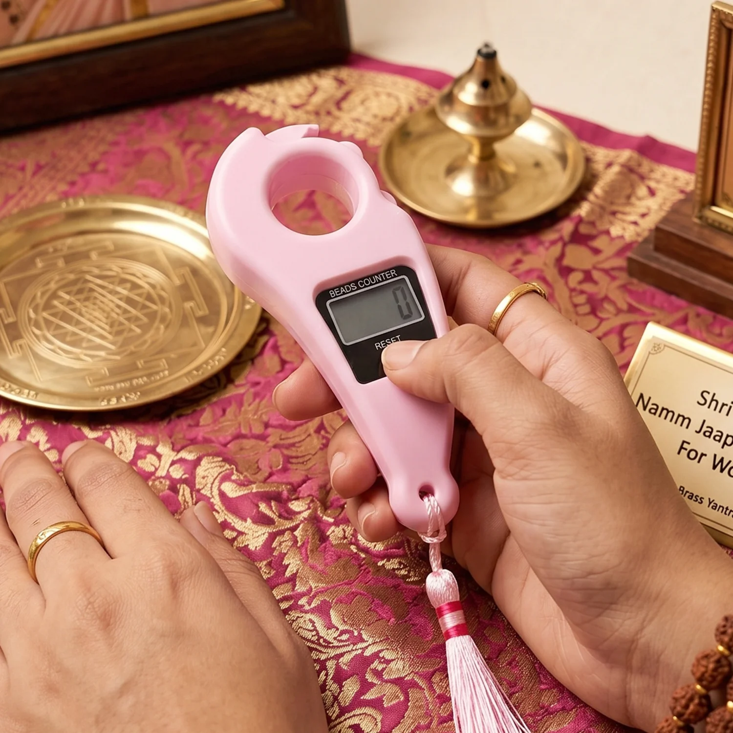 Digital Japa Counter – Finger Ring Clicker for Prayer & Meditation - Image 7
