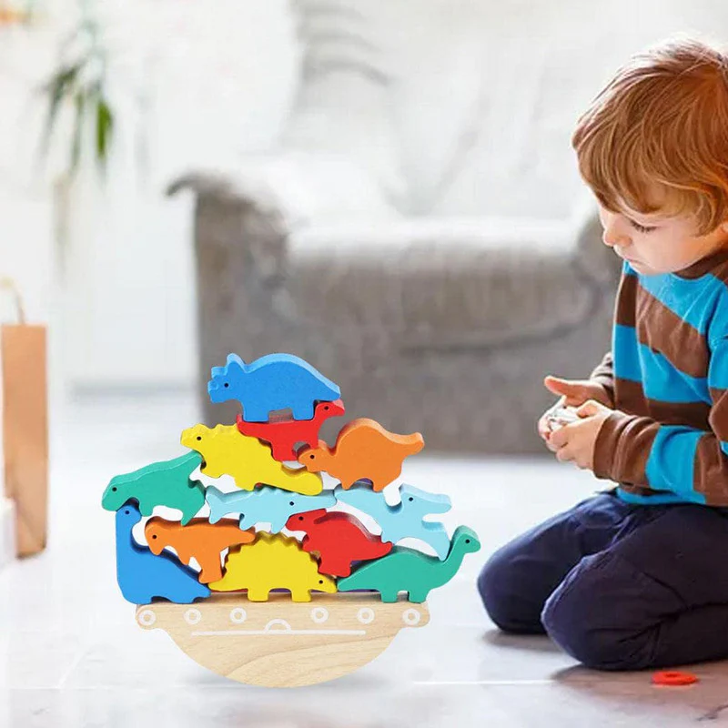 Dino Tumble Tower – Engaging Dinosaur Balancing Game for Kids - Image 3