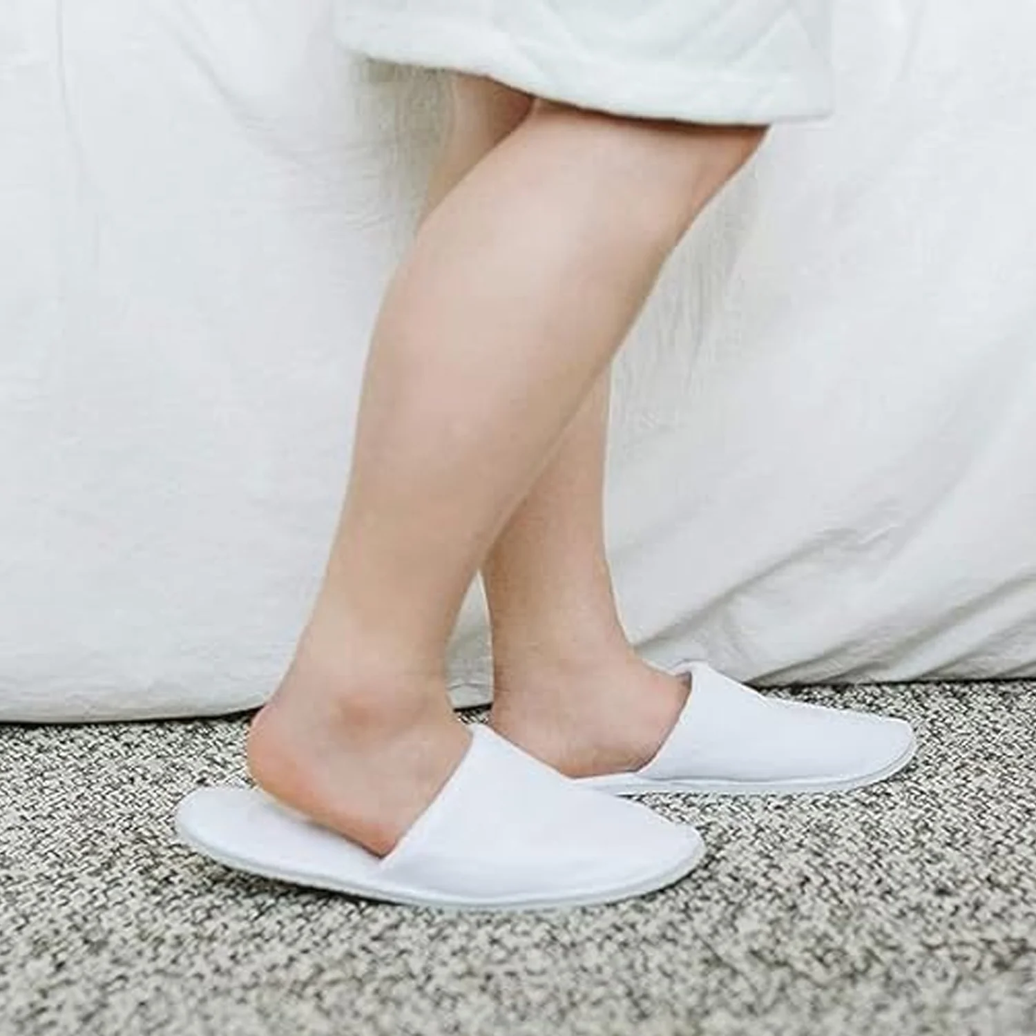 Disposable Hotel Slippers – Hygienic Single-Use Guest Footwear - Image 5