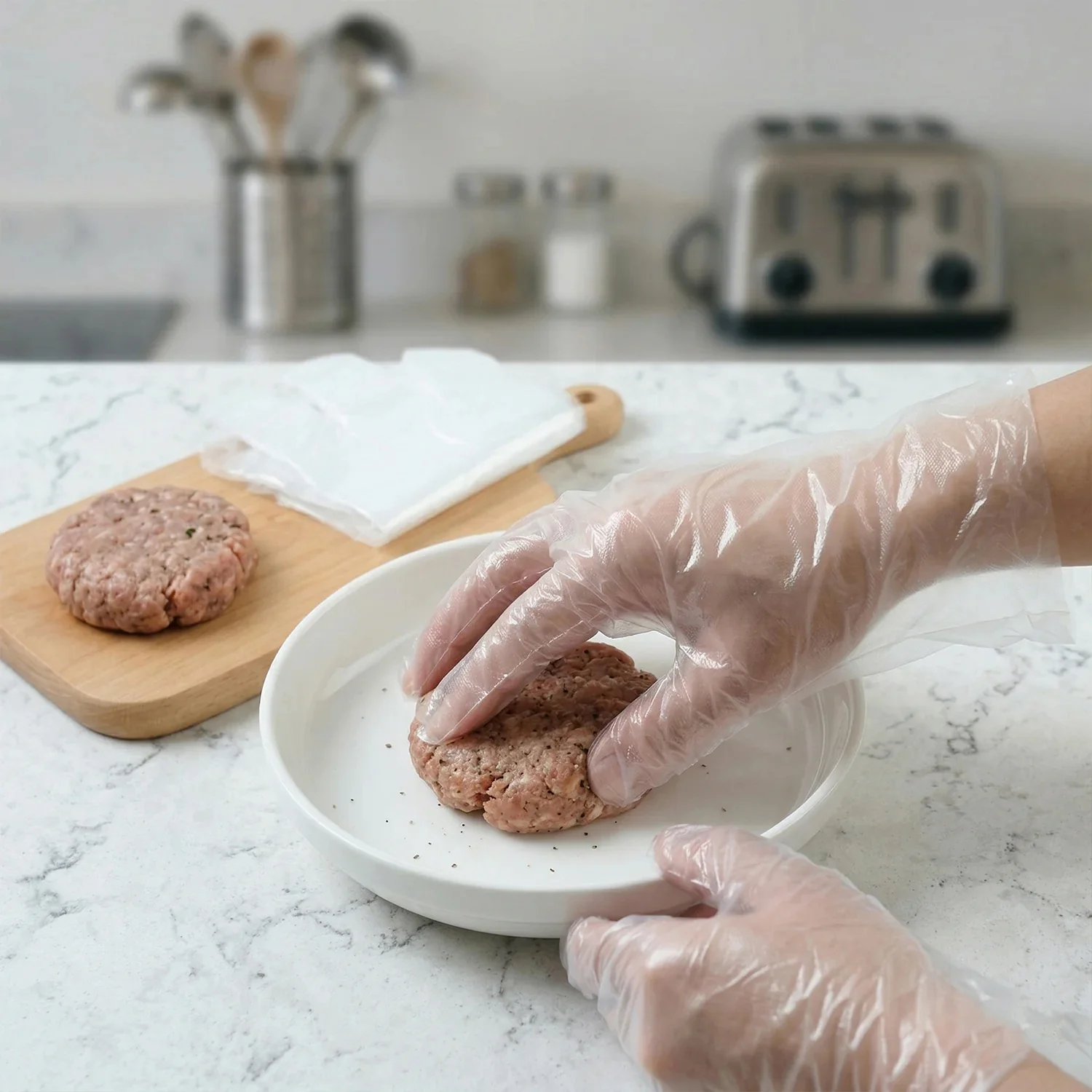 Disposable Plastic Gloves – Hygienic & Convenient for Food & Cleaning - Image 7