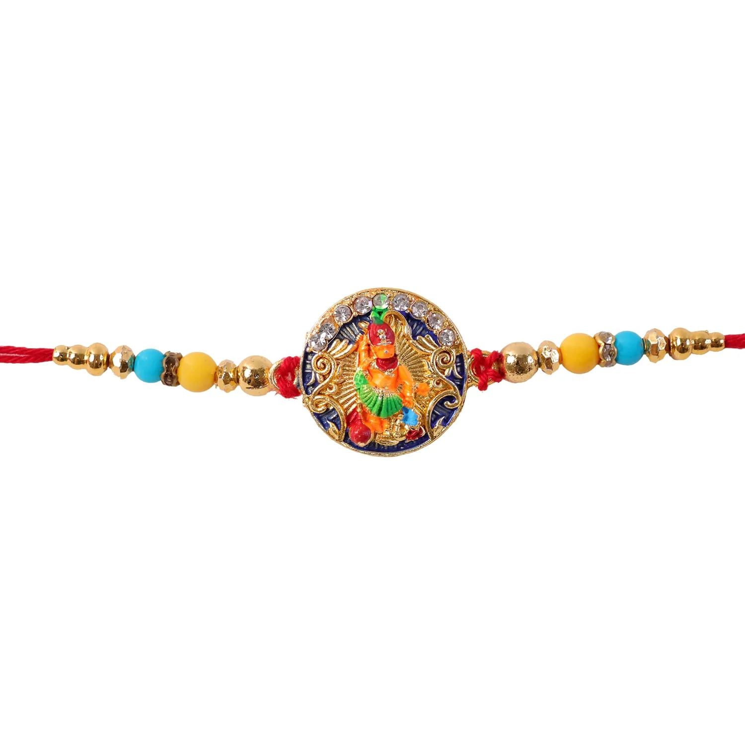 Divine Hanuman ji Beaded Designer Premium Traditional Rakhi for Brother - Image 5