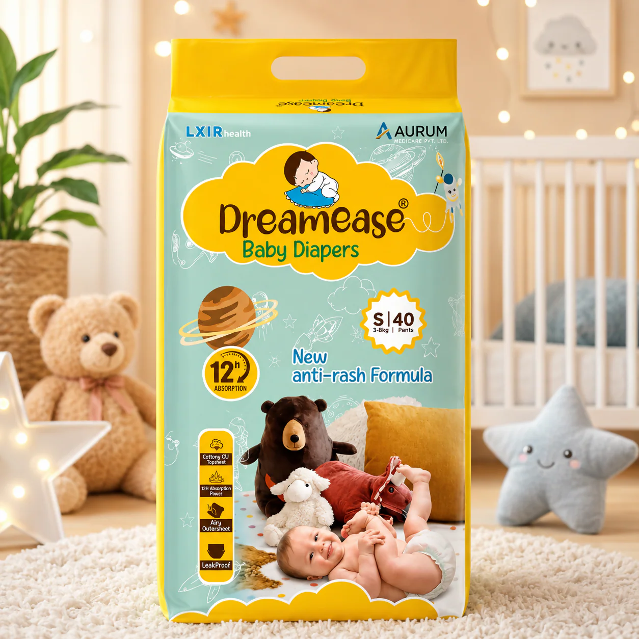 Baby Diaper Pants – Soft & Leakproof for All-Day Comfort - Image 2