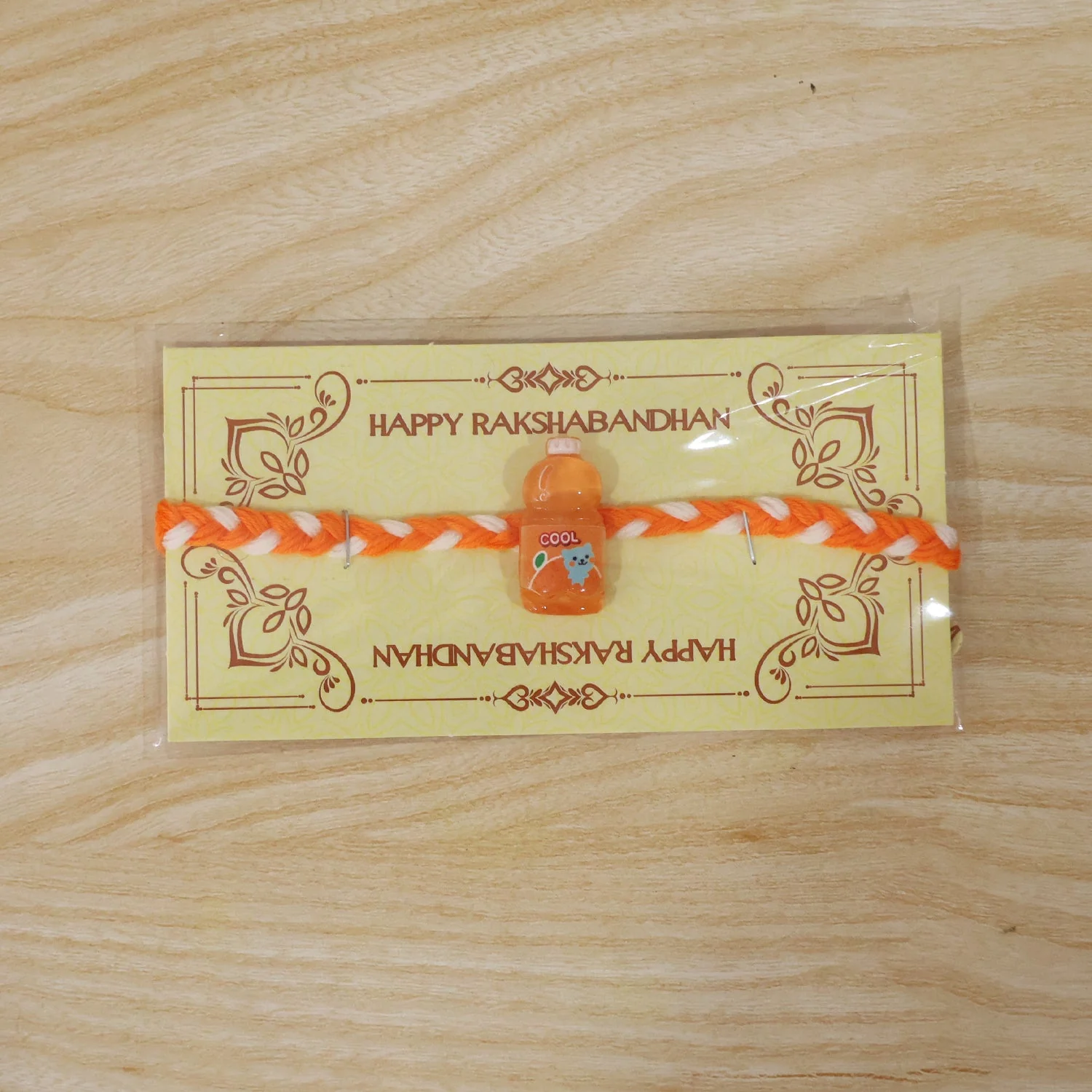 Fancy Drink Bottle Charm Rakhi for Brother – Stylish & Easy to Tie - Image 6