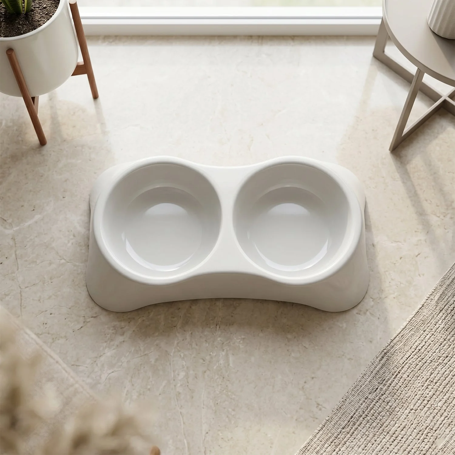 Pet Double Bowl Feeder – Anti-Slip Design for Easy Feeding - Image 7