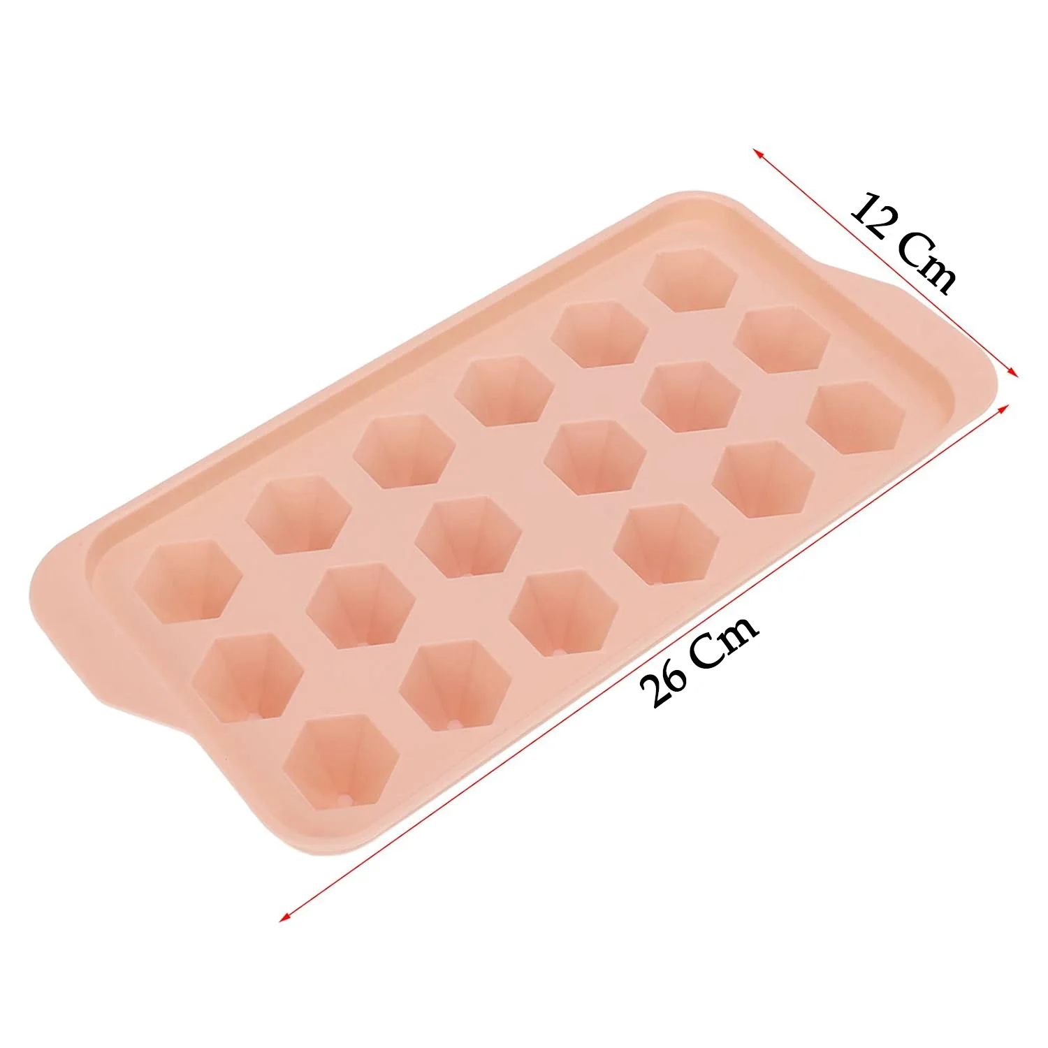 Plastic Ice Cube Tray – 18 Diamond Cavities for Easy Release - Image 8