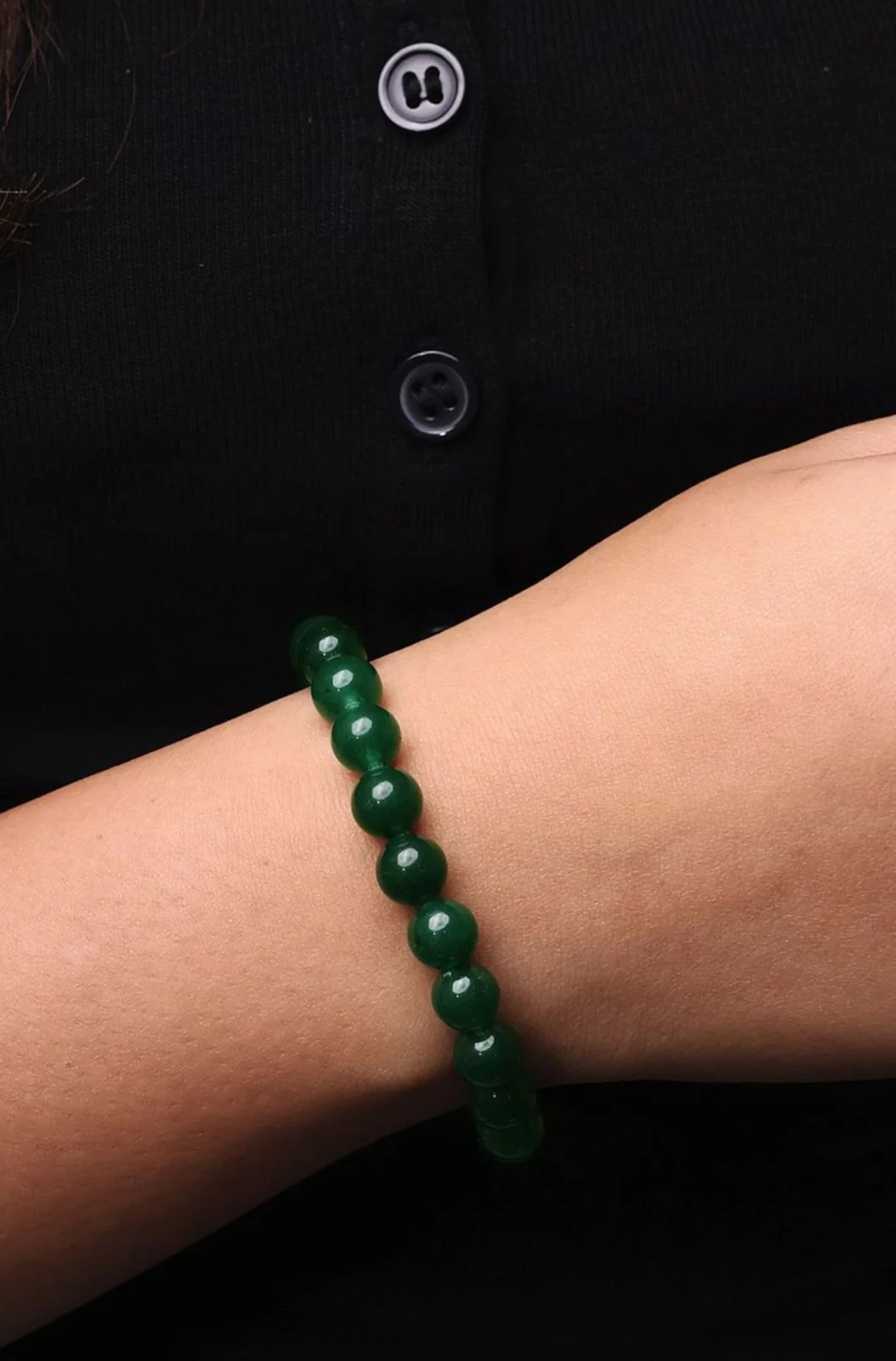 Panna Stone Bracelet – Vibrant Green Emerald Gemstone - Image 6