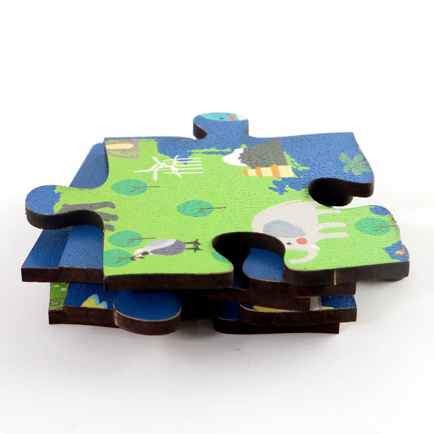 Wooden World Map Puzzle – Educational Geography Toy for Kids - Image 5