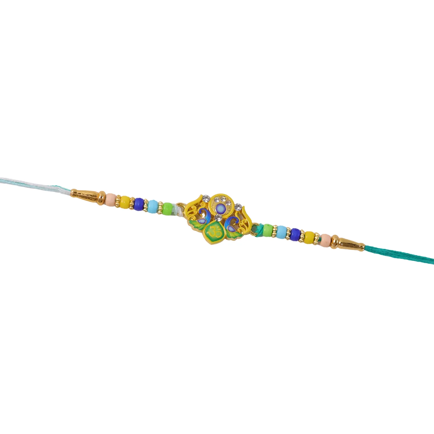Peacock Design Rakhi – Elegant & Traditional Sibling Gift - Image 6