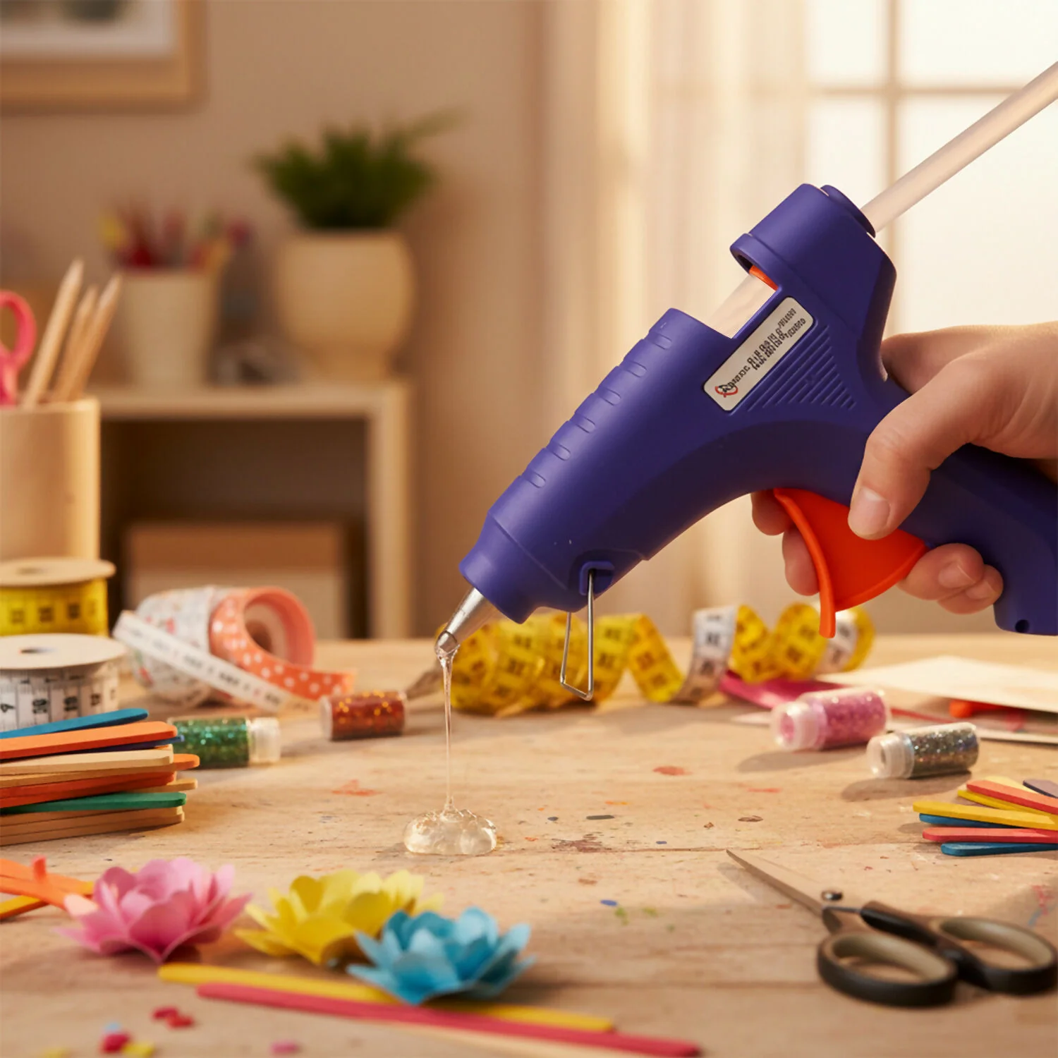 40W Electric Hot Melt Glue Gun – Fast Heating for DIY & Crafts - Image 2