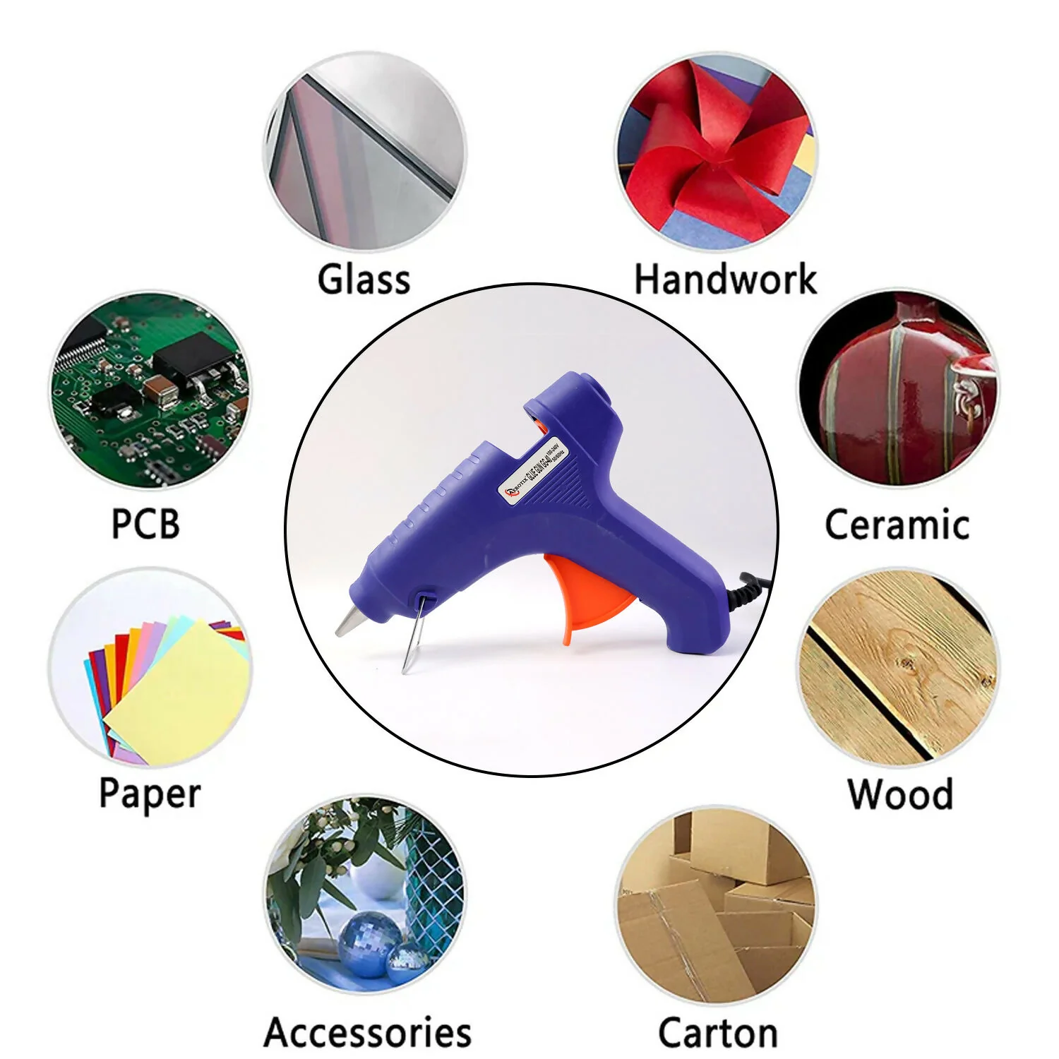 40W Electric Hot Melt Glue Gun – Fast Heating for DIY & Crafts - Image 4