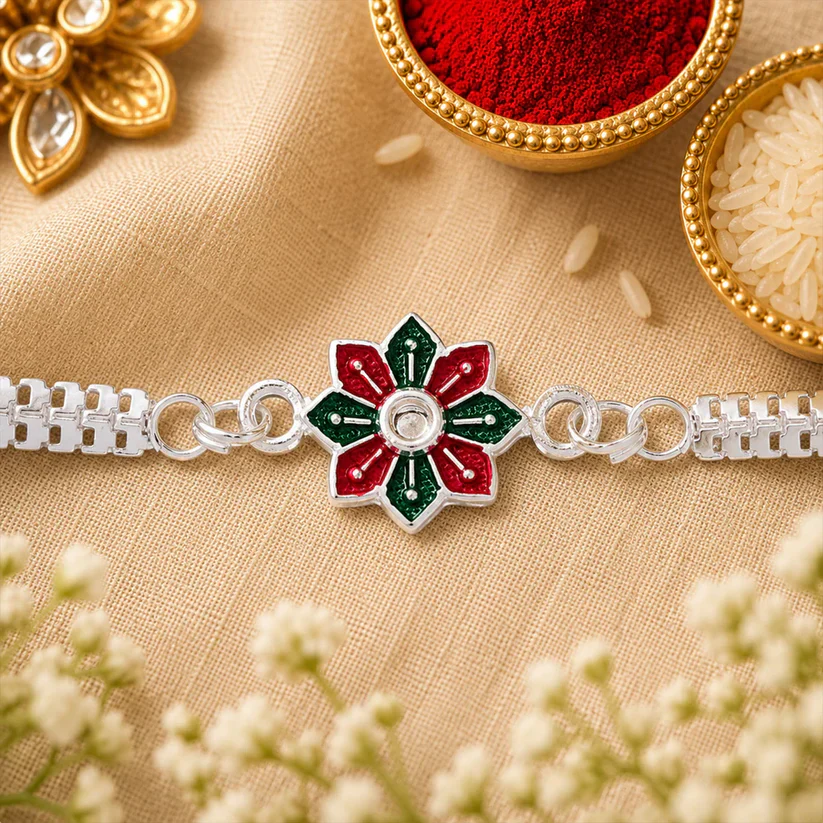 Shop Bracelet Style Rakhi for Brothers Raksha Bandhan - Image 3